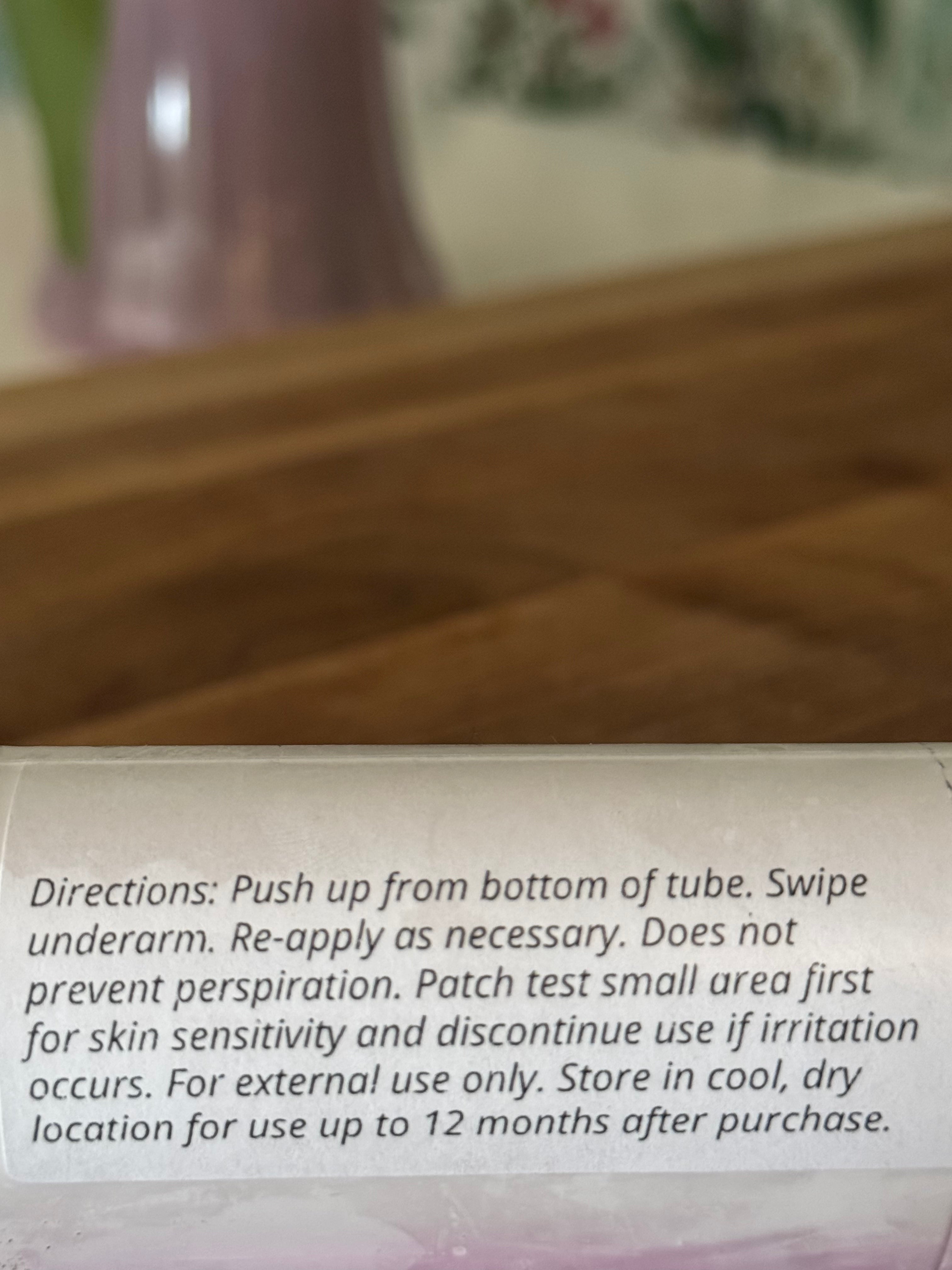 Plant-Based Deodorant Stick (Choose Scent)