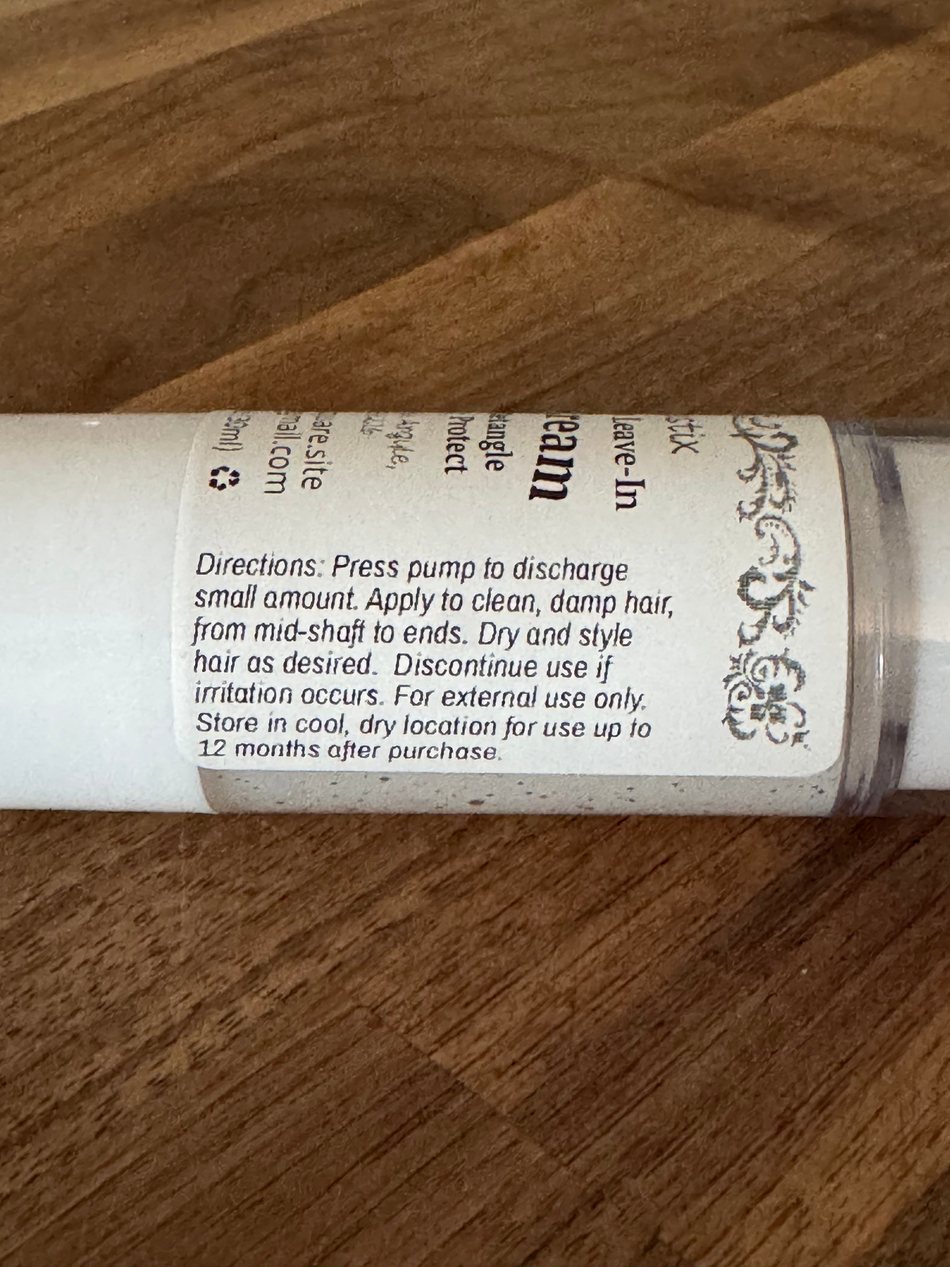 Lightweight Hair Cream (plant-based)