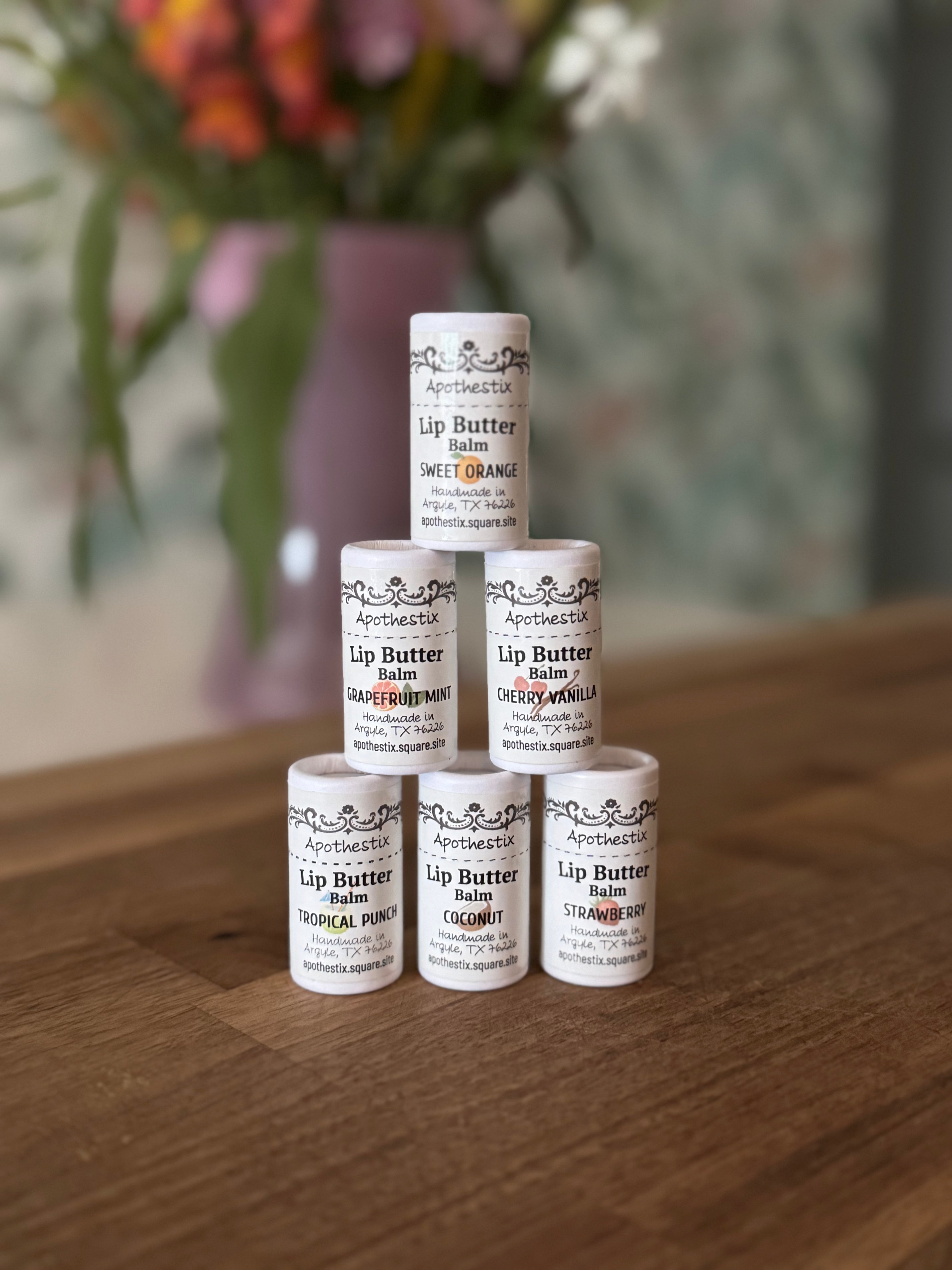 Natural Lip Butter Balm (Choose Scent)