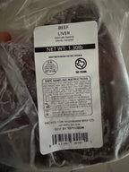 Beef Liver (Pasture-Raised, 1 lb)