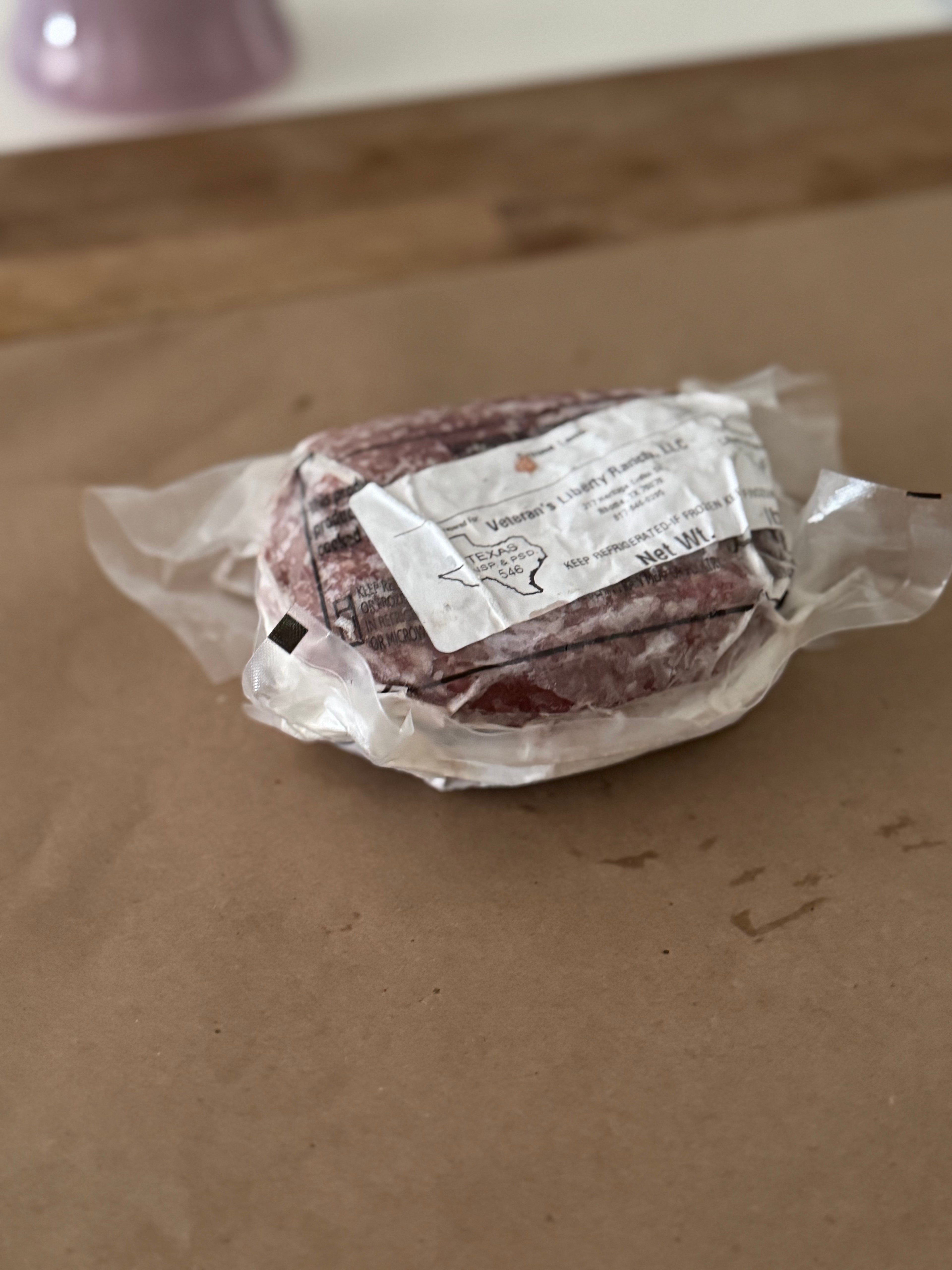 Ground Lamb Patties (Pasture-Raised, 1 lb)