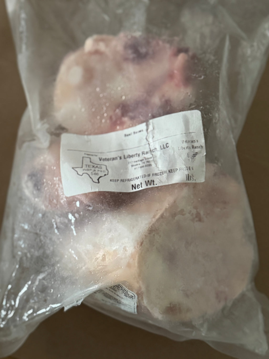 Beef Bones (Pasture-Raised, Grass-Fed & Finished, approx 3-4lb)