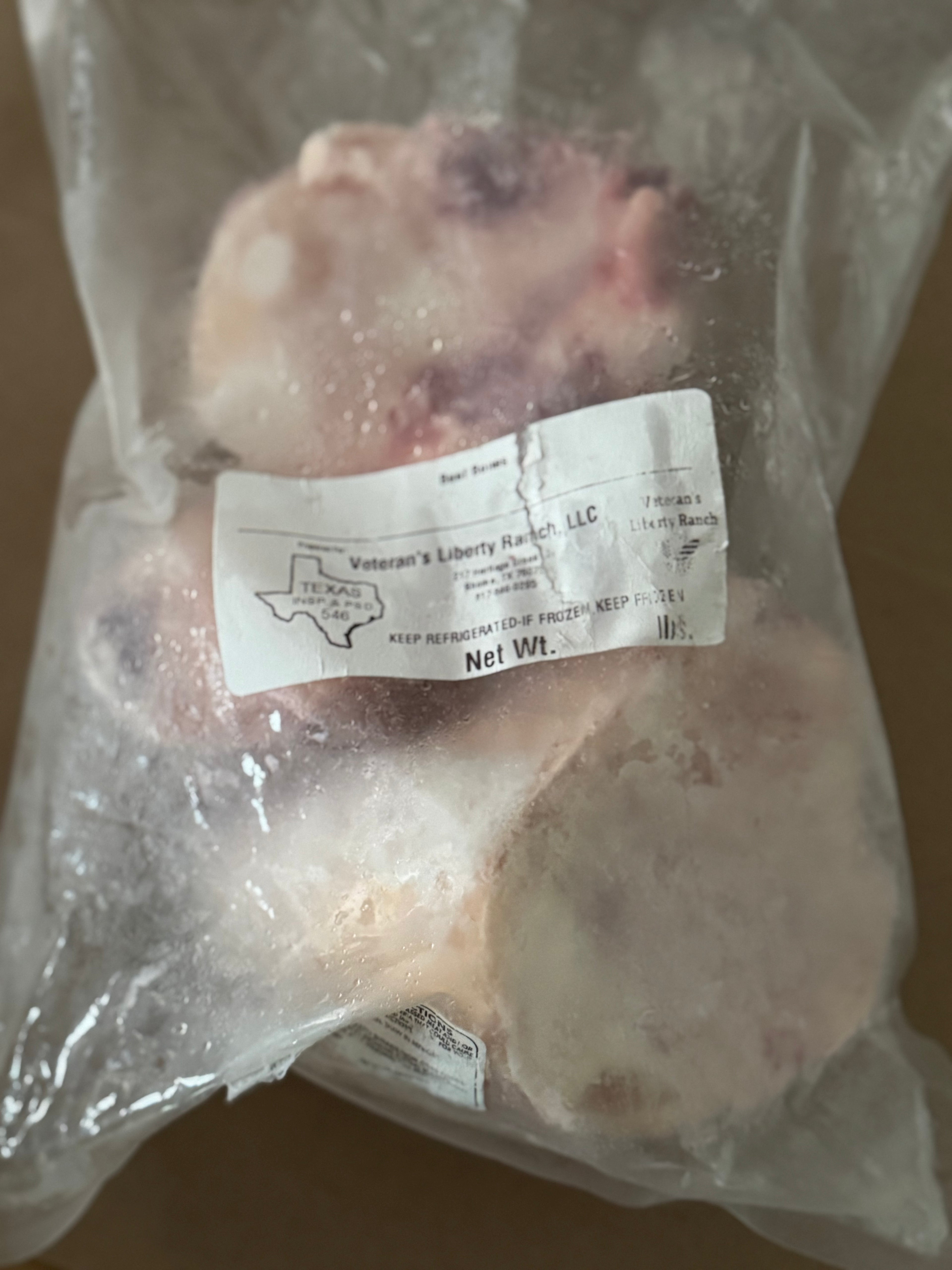 Beef Bones (Pasture-Raised, Grass-Fed & Finished, approx 3-4lb)