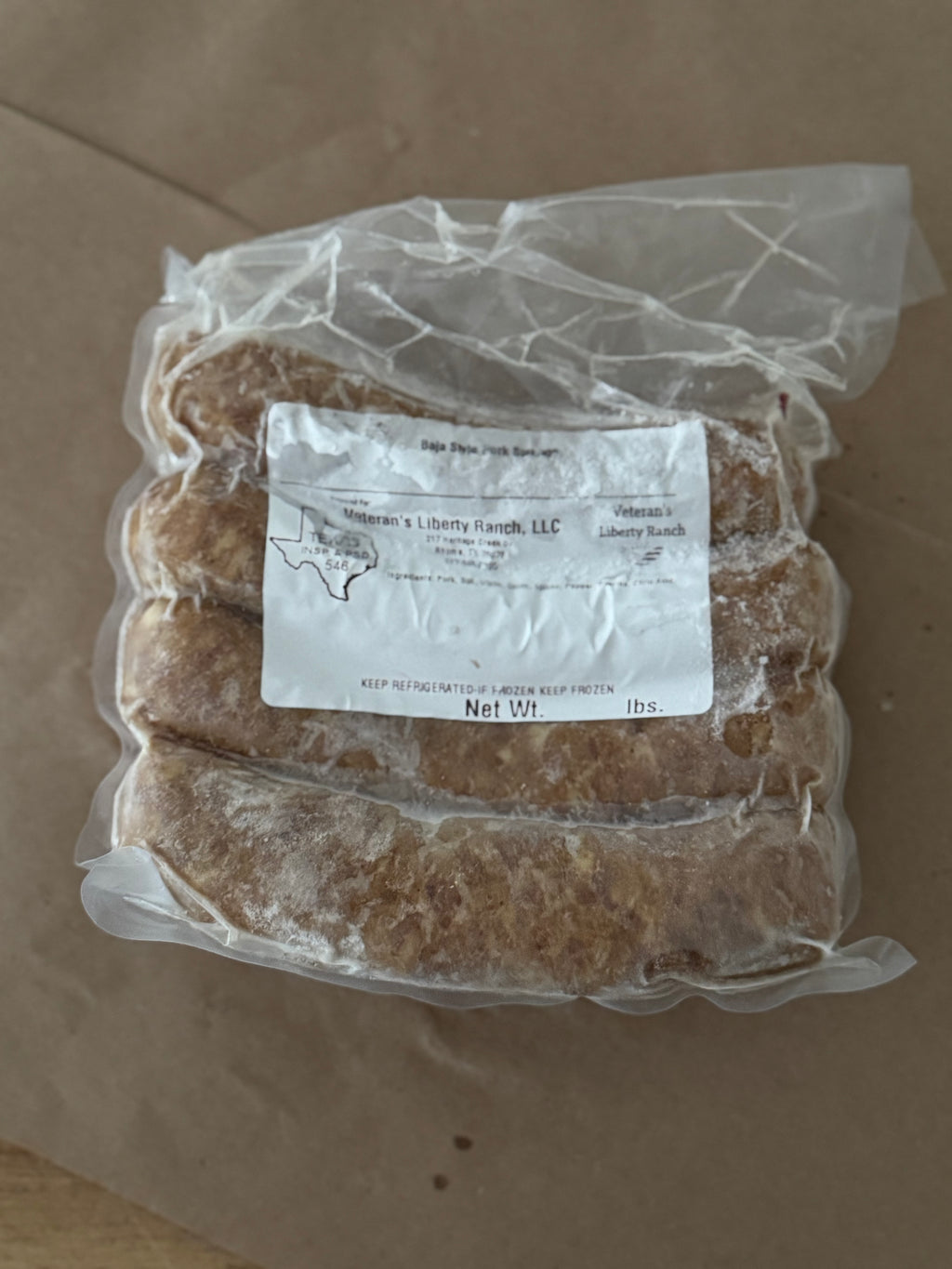 Baja Style Pork Bratwurst (Pasture-Raised Pork)