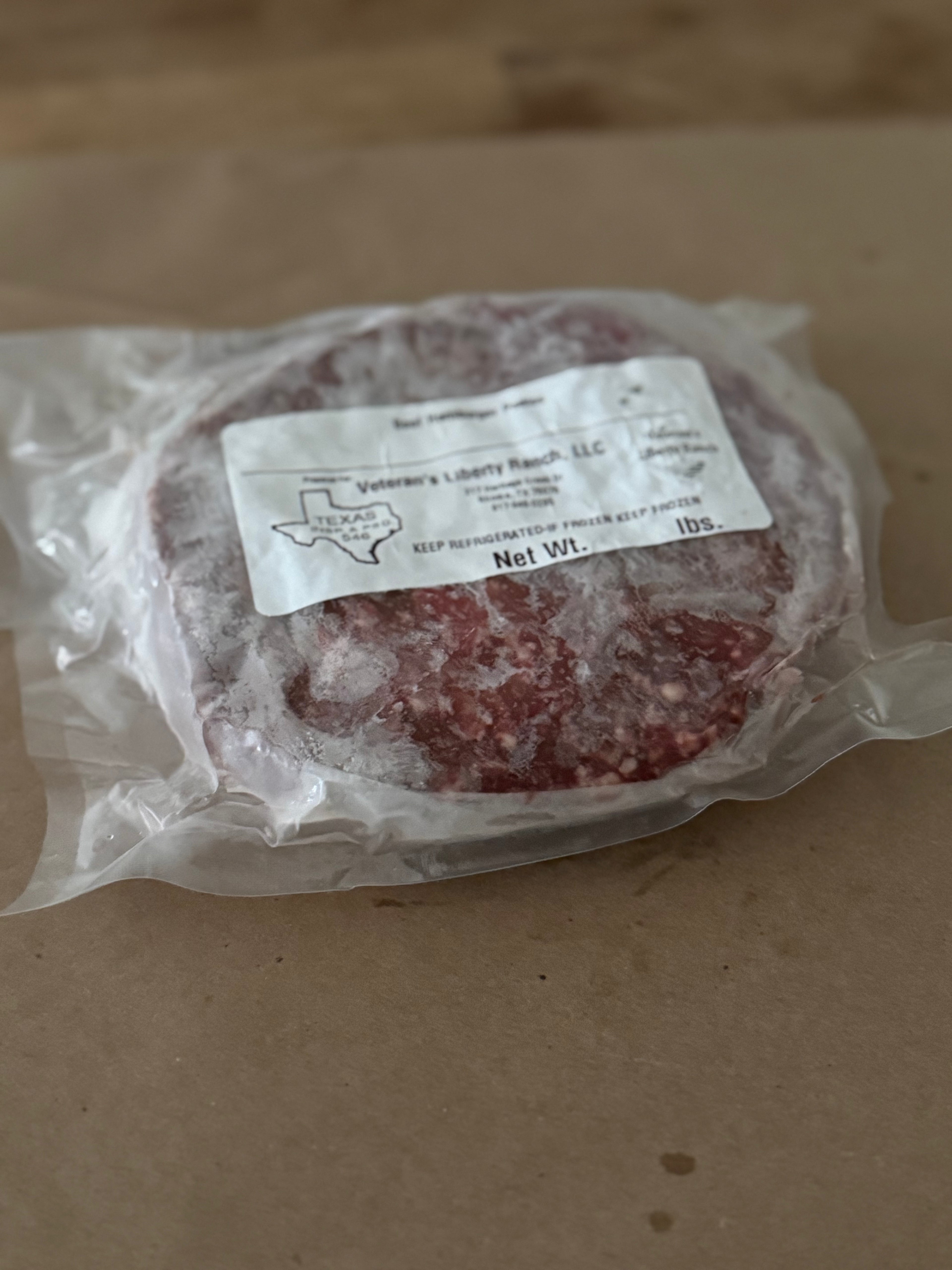 Ground Beef Patties (93/7, Pasture-Raised, Grass-Fed & Finished, 1 lb)