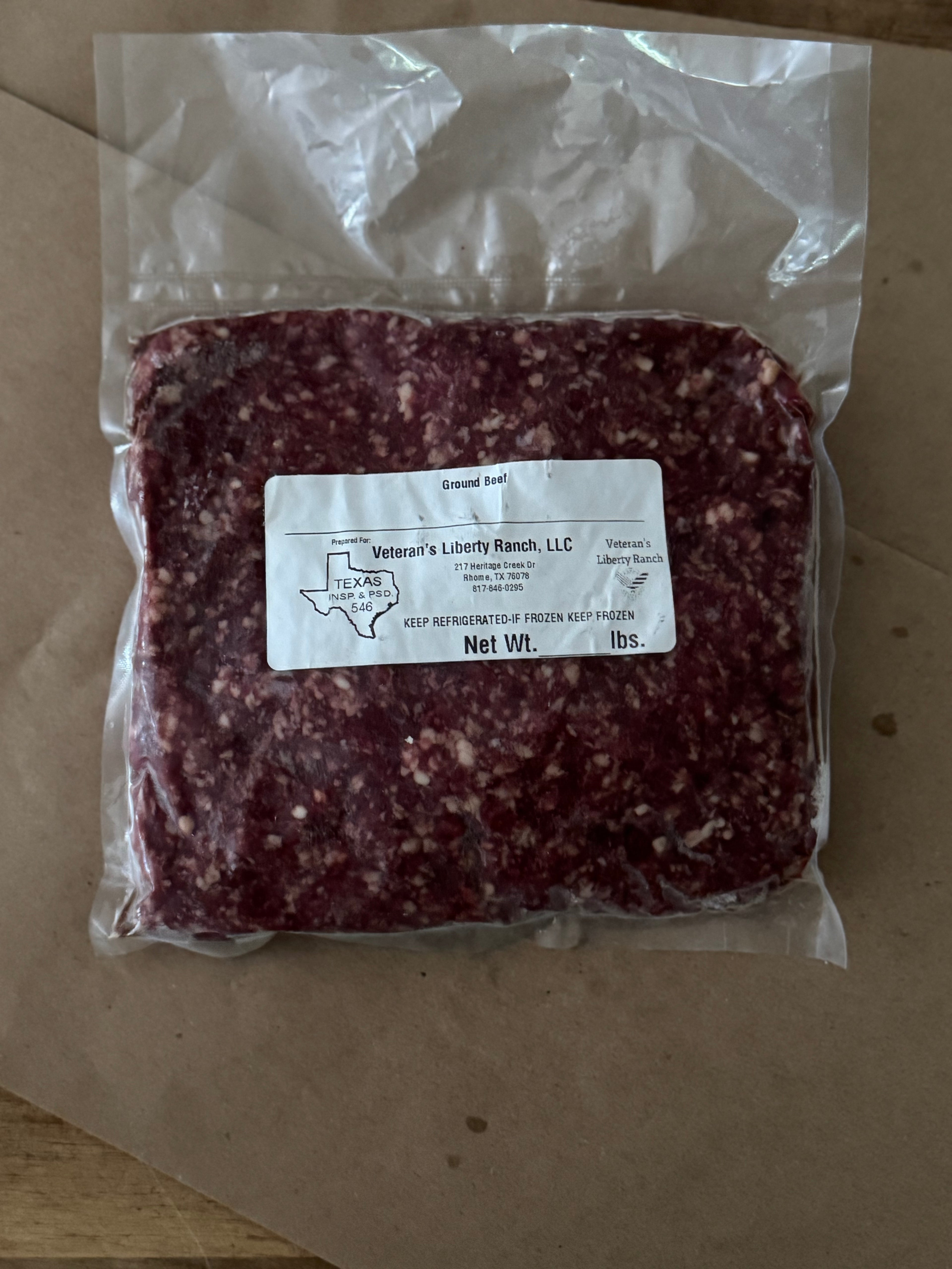 93/7 Ground Beef (Pasture-Raised, Grass-Fed & Finished, 1 lb)