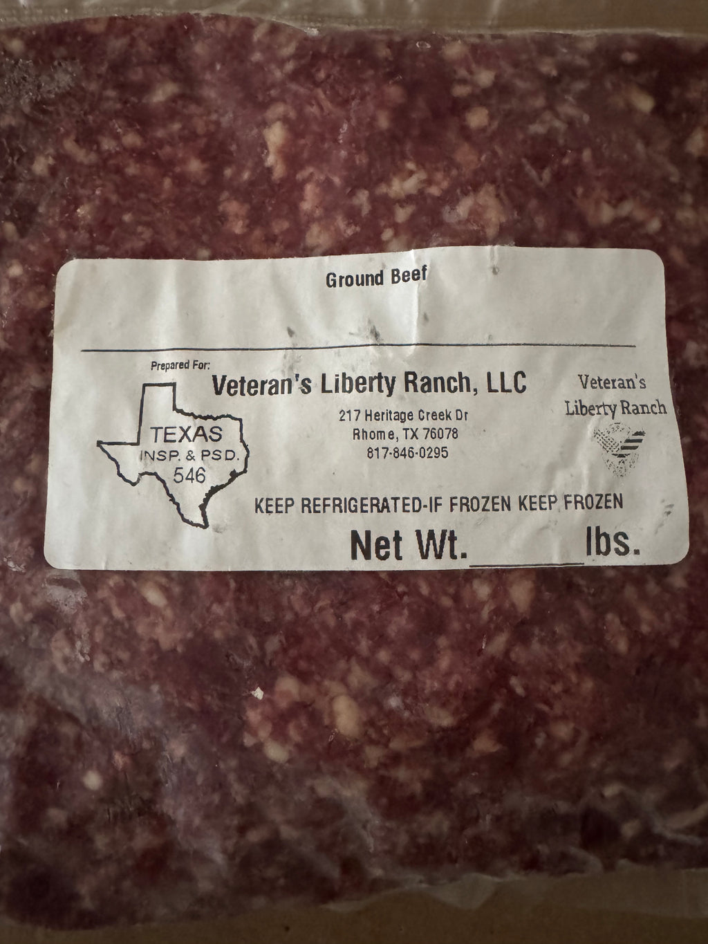 93/7 Ground Beef (Pasture-Raised, Grass-Fed & Finished, 1 lb)