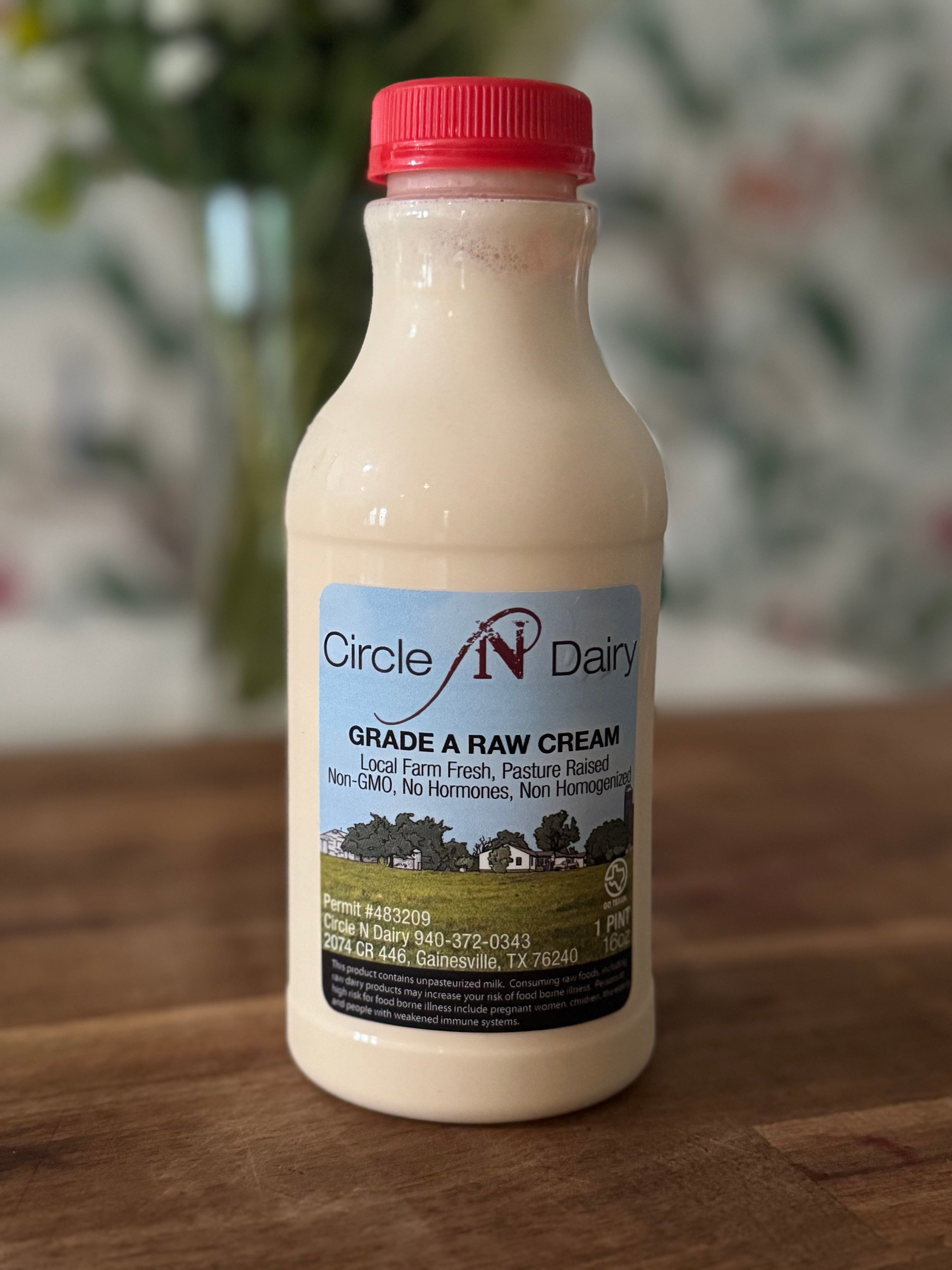 Raw Cream (Pint)