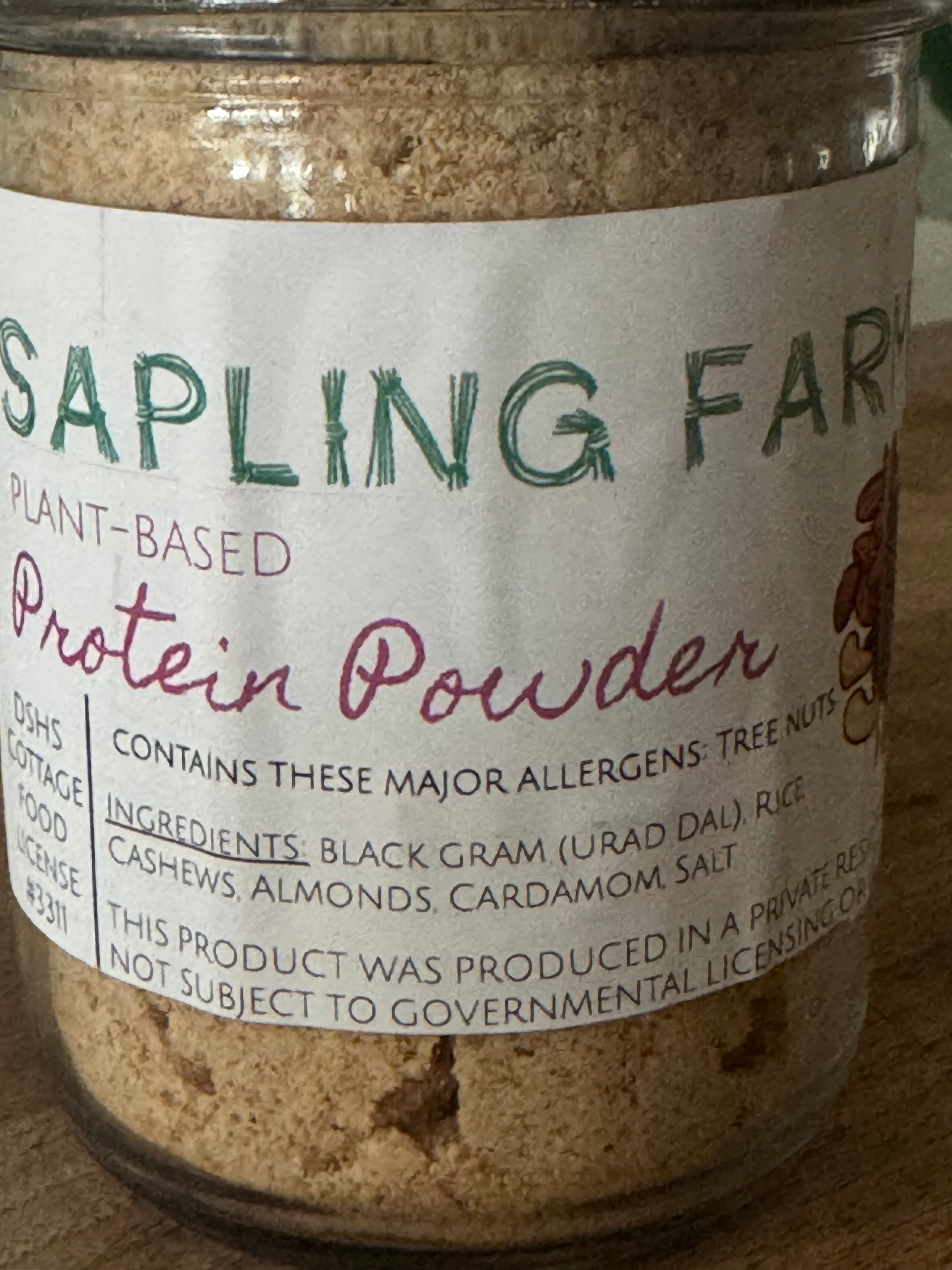 Plant-Based Protein Powder (Pint Jar)