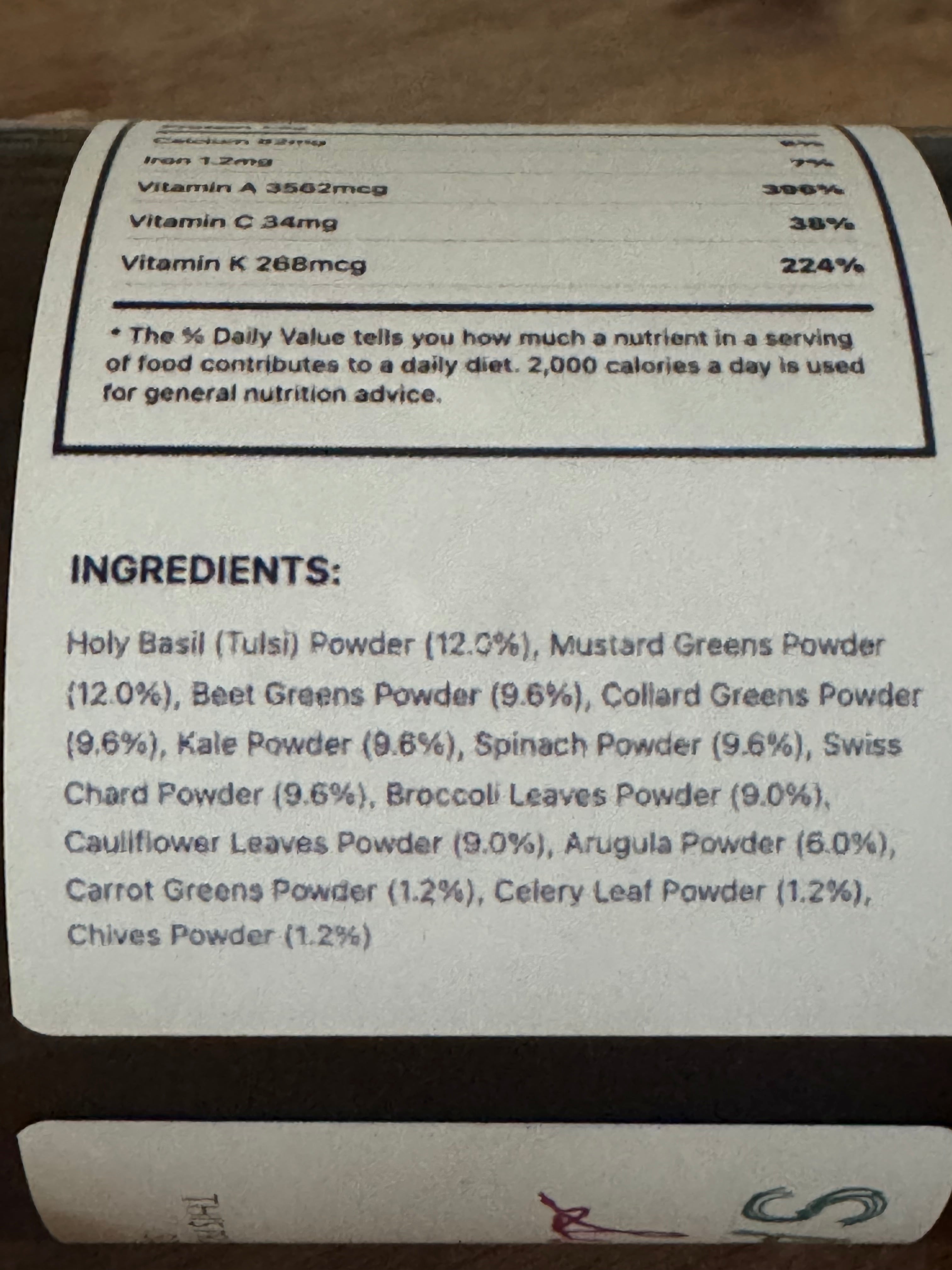Supergreens Powder (19 servings)