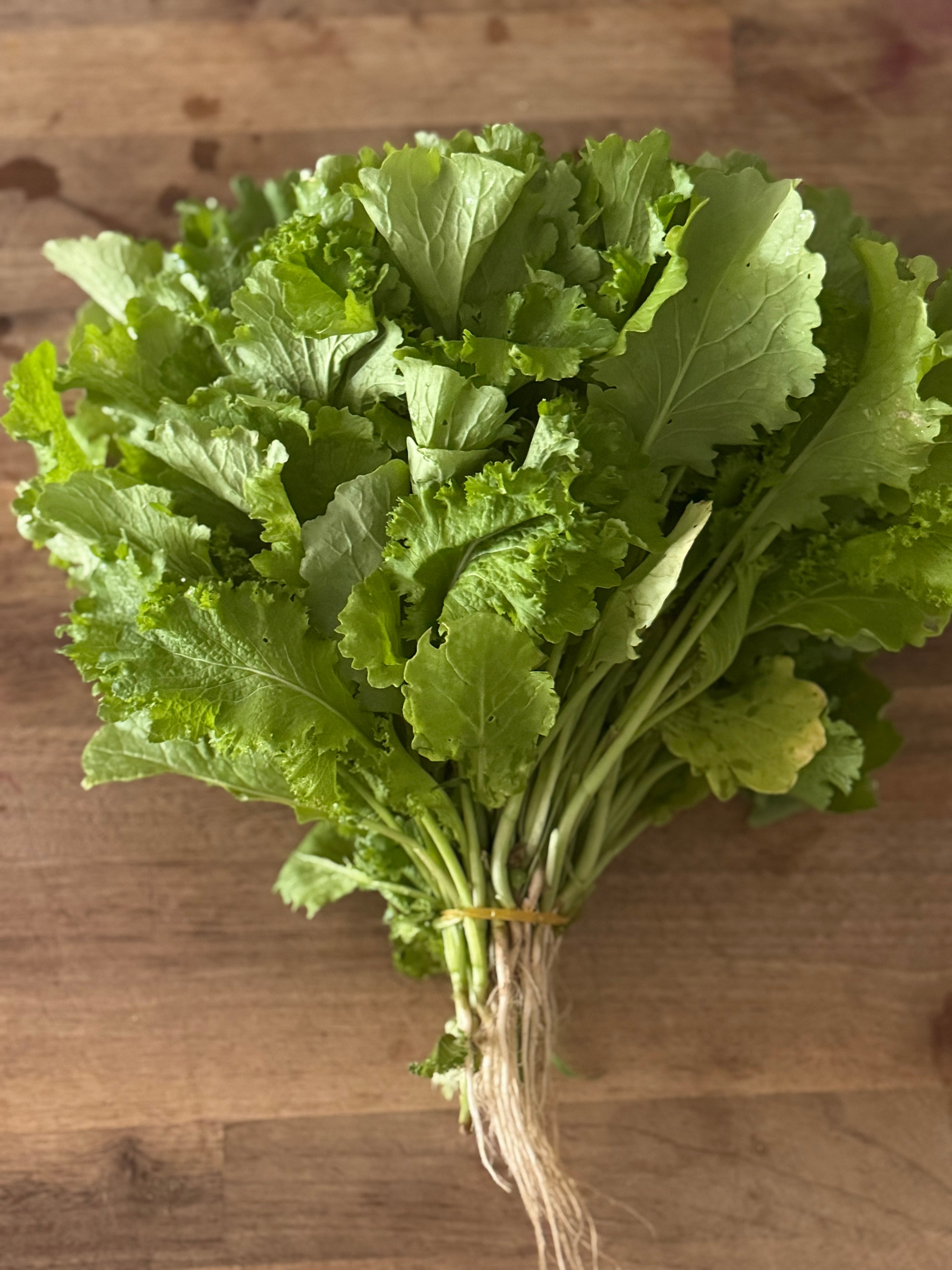Certified Organic Mustard Greens (Tender Bunch)