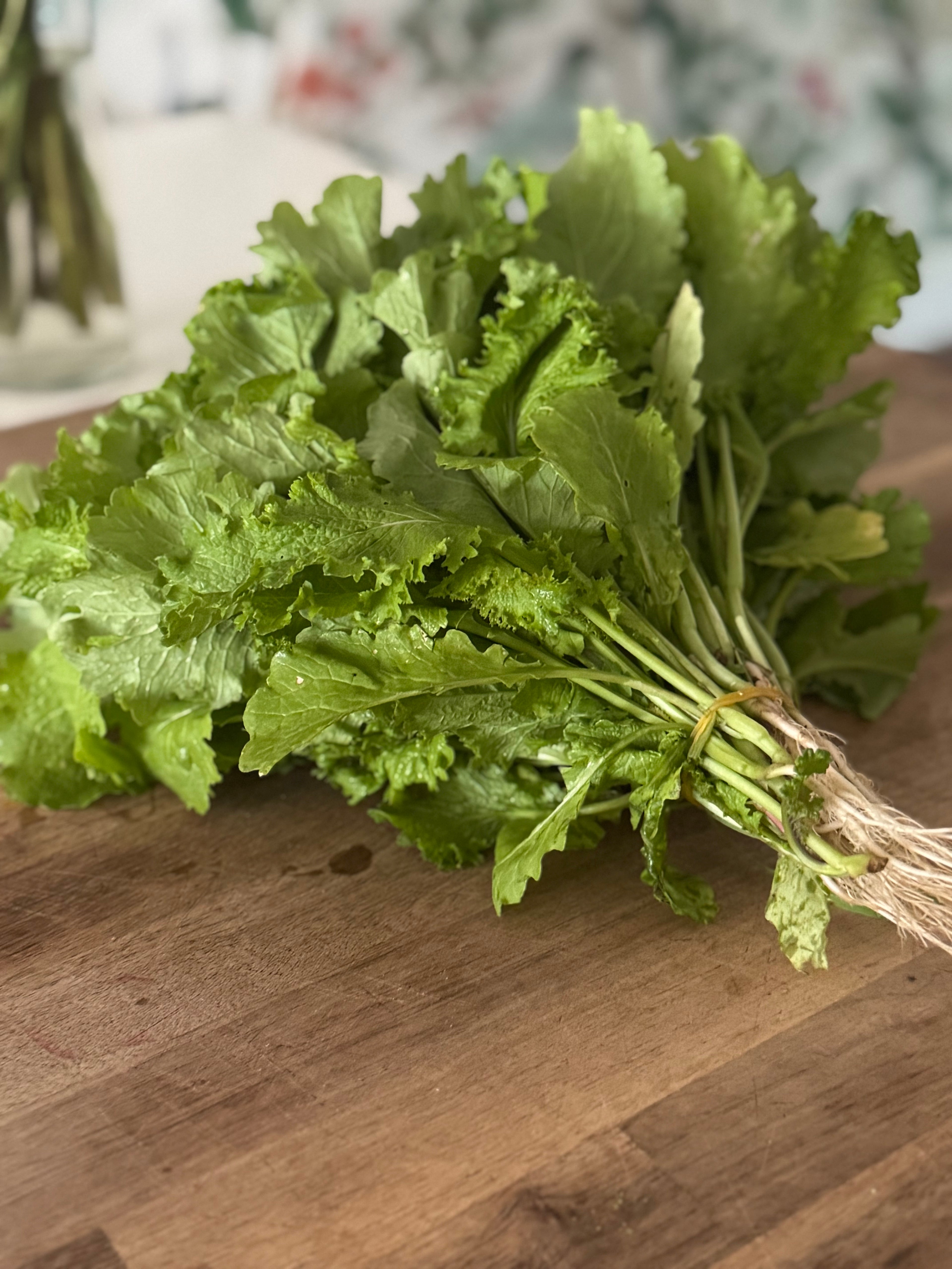 Certified Organic Mustard Greens (Tender Bunch)