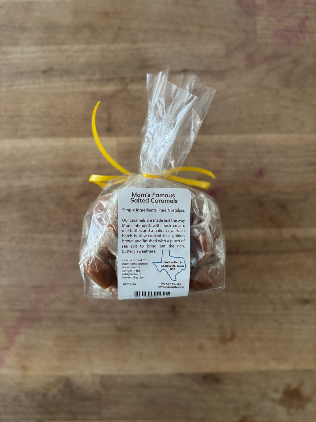 Mom’s Famous Salted Caramels (Choose Size)