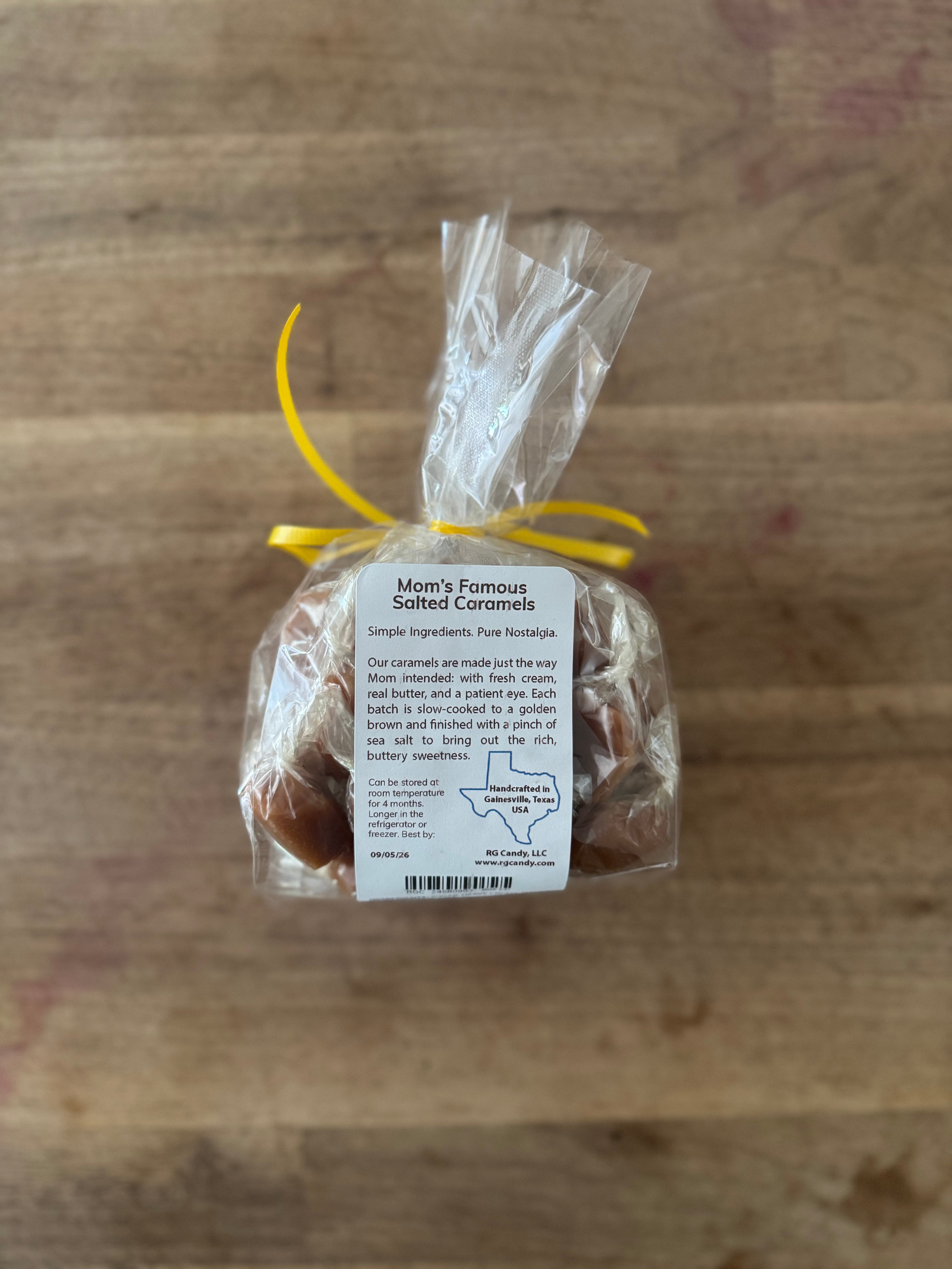 Mom’s Famous Salted Caramels (Choose Size)