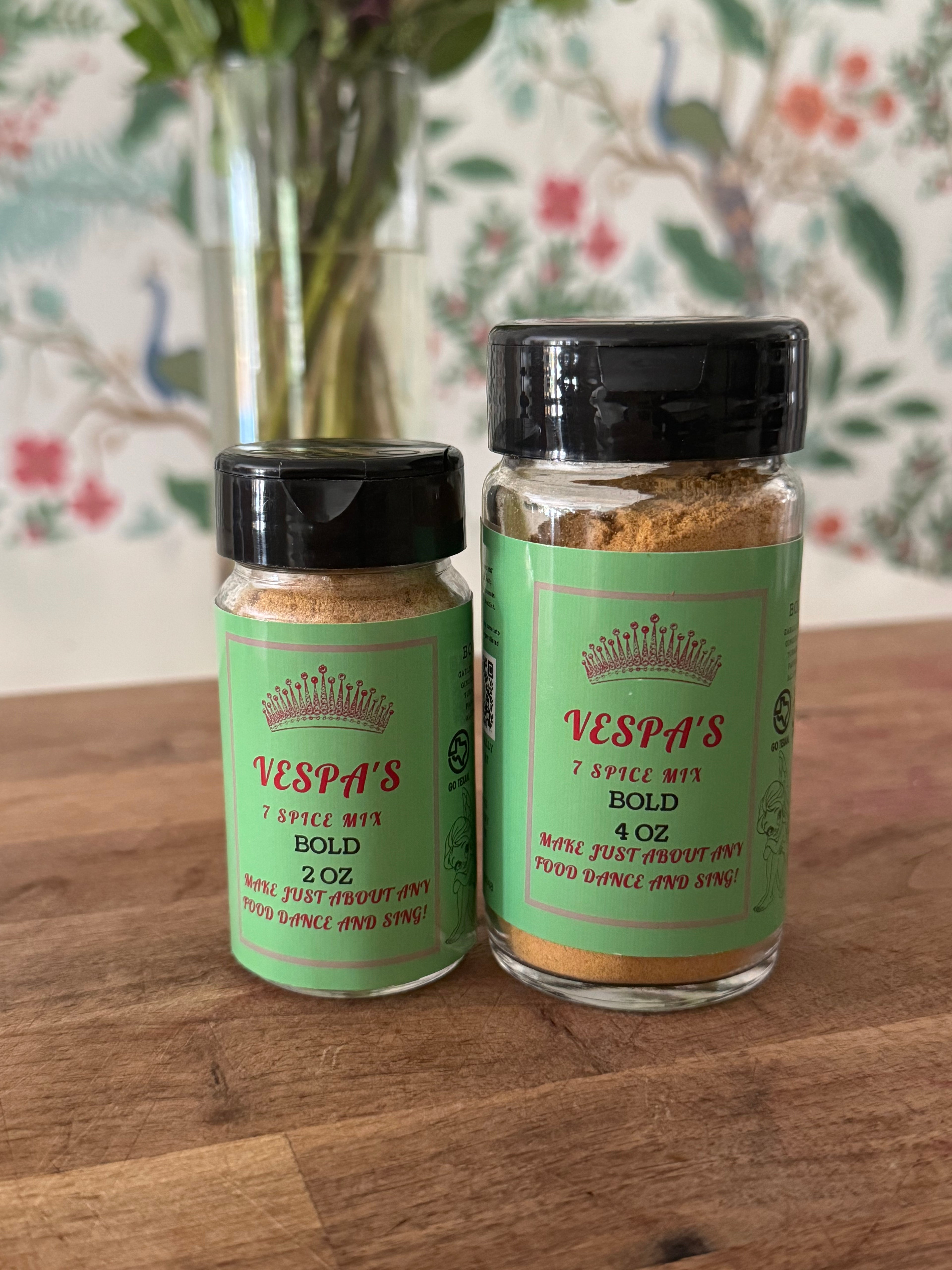 Vespa's 7 Spice Mix – Bold (2oz or 4oz)