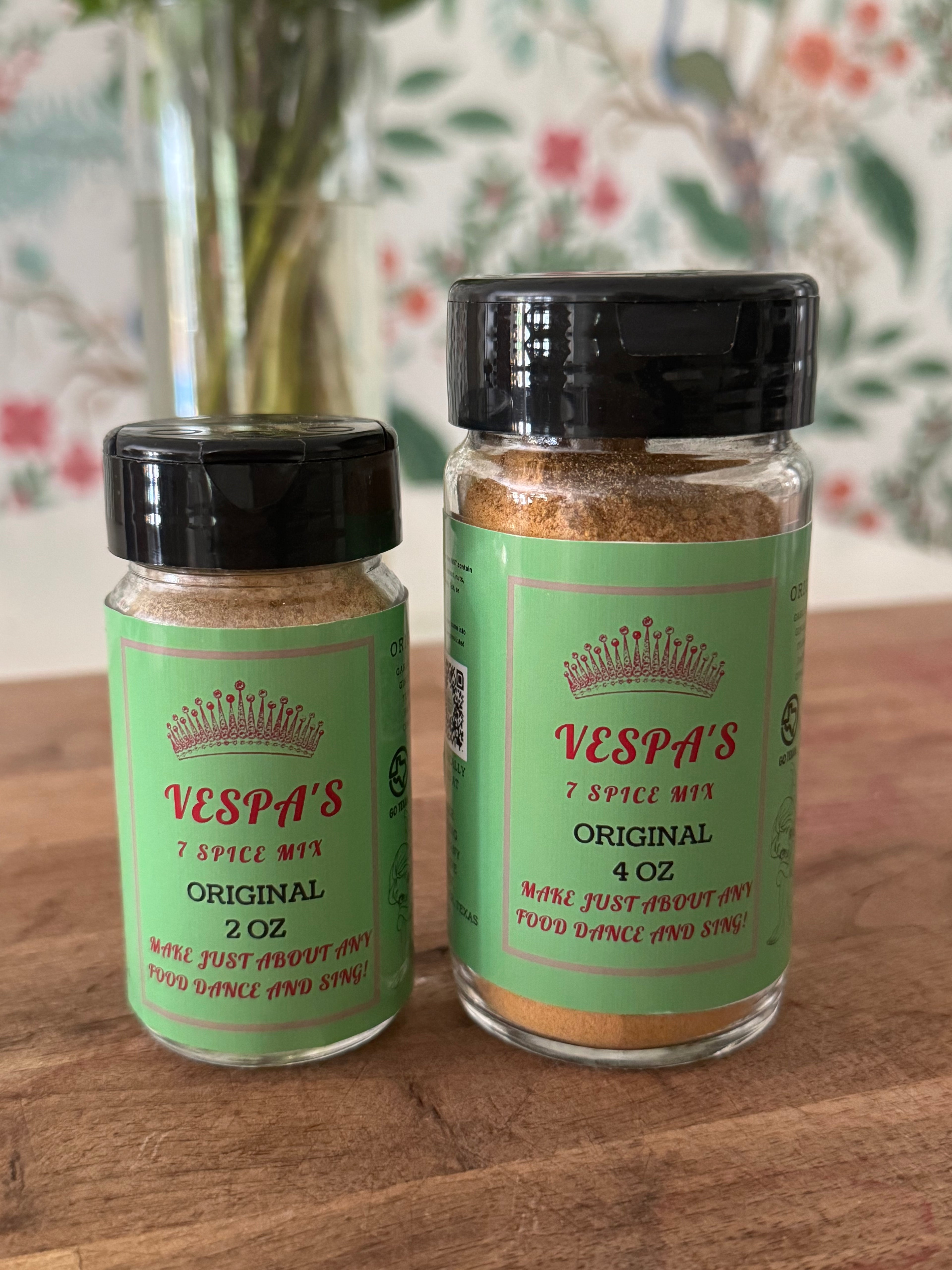 Vespa's 7 Spice Mix – Original (2oz or 4oz)
