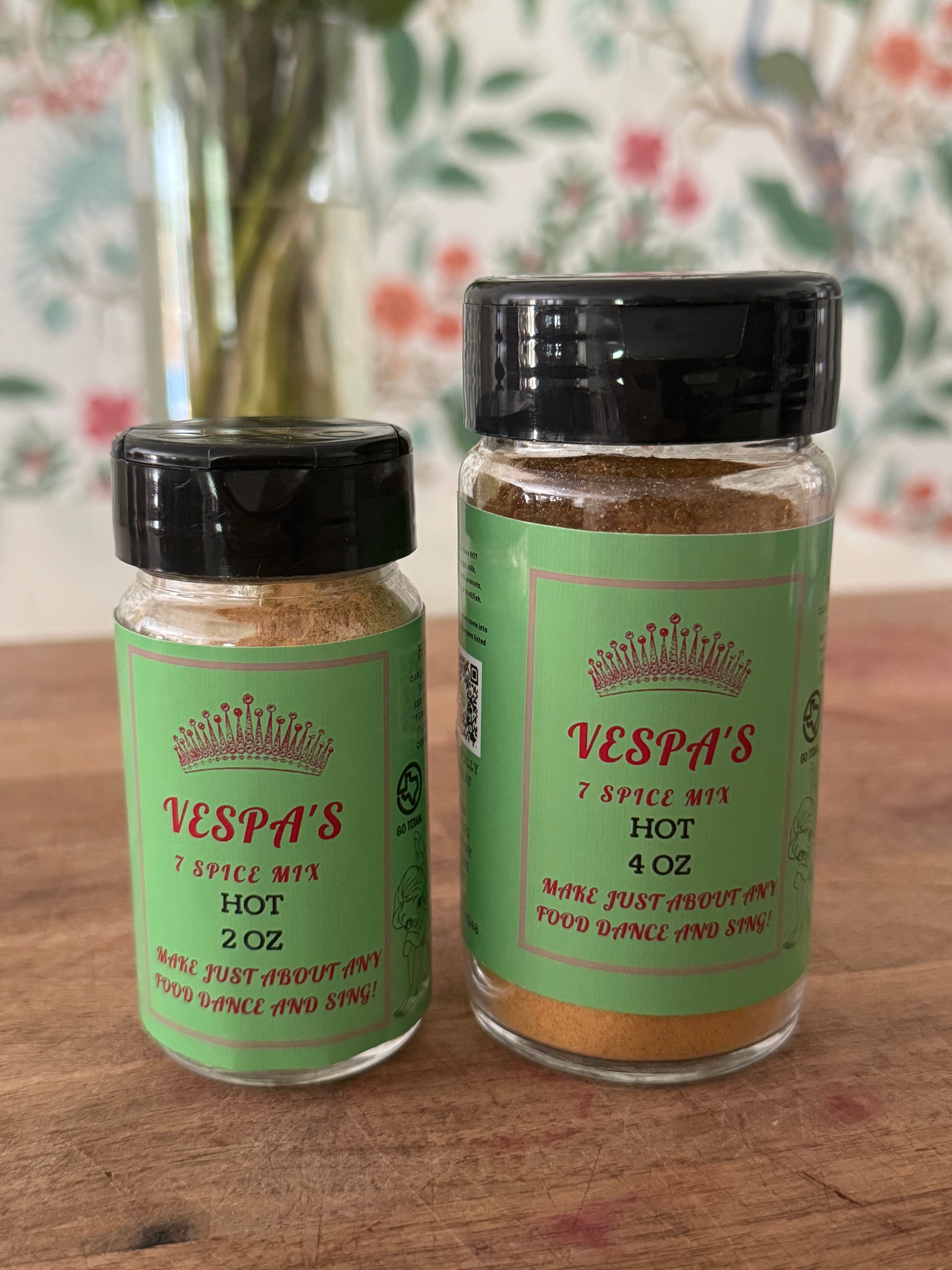 Vespa's 7 Spice Mix – Hot (2oz or 4oz)