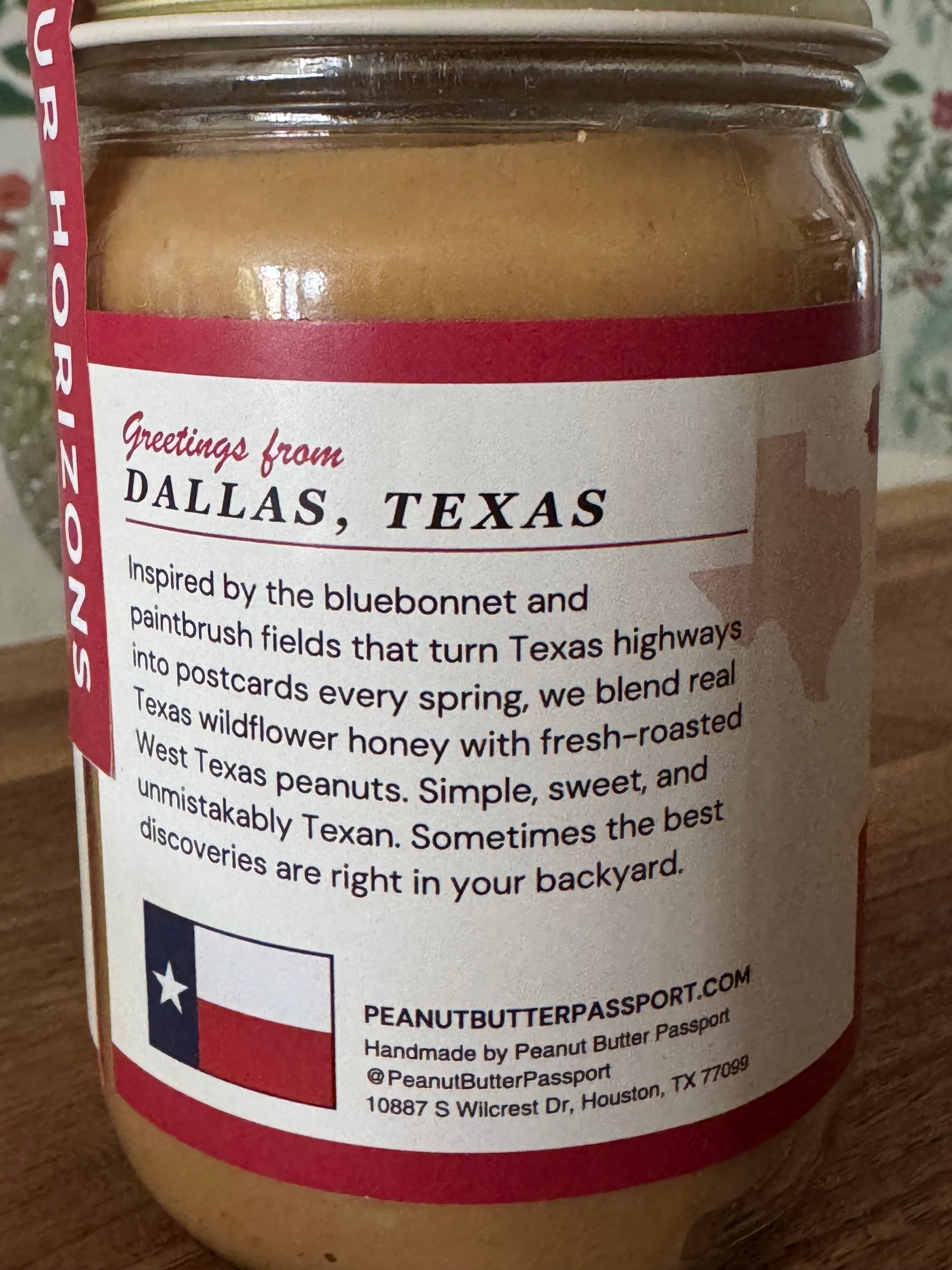 Texas Honey Peanut Butter (11oz)