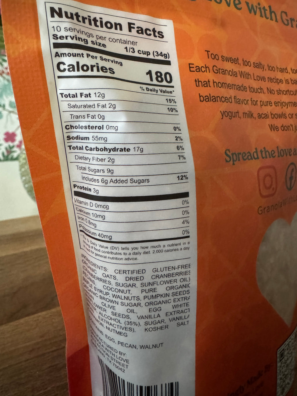'Original' Granola (12oz)