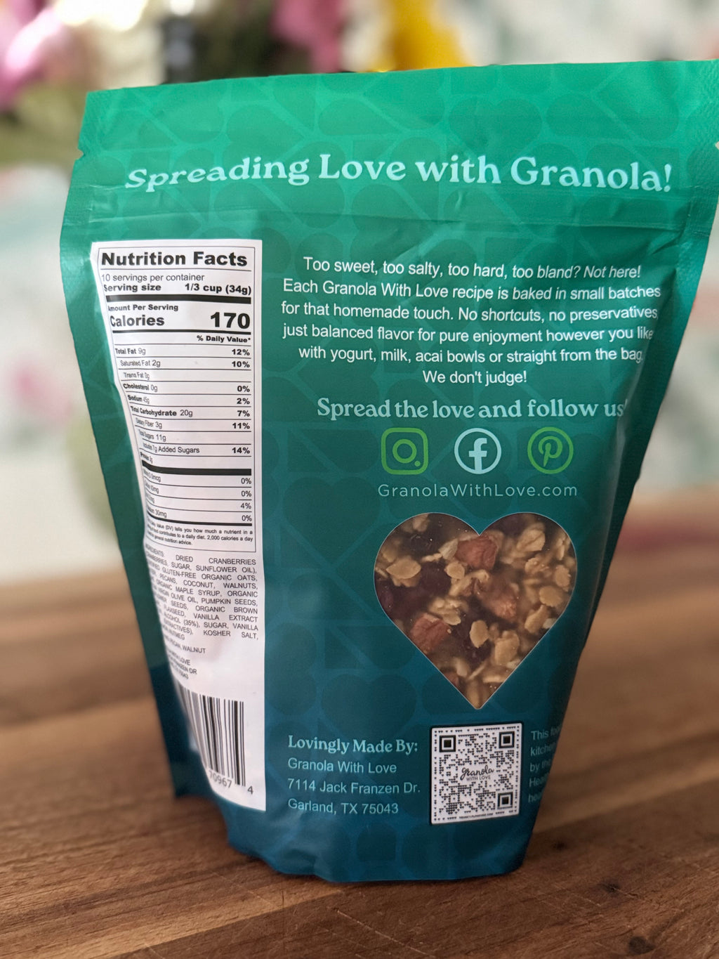 'The Vee' Granola (12oz)