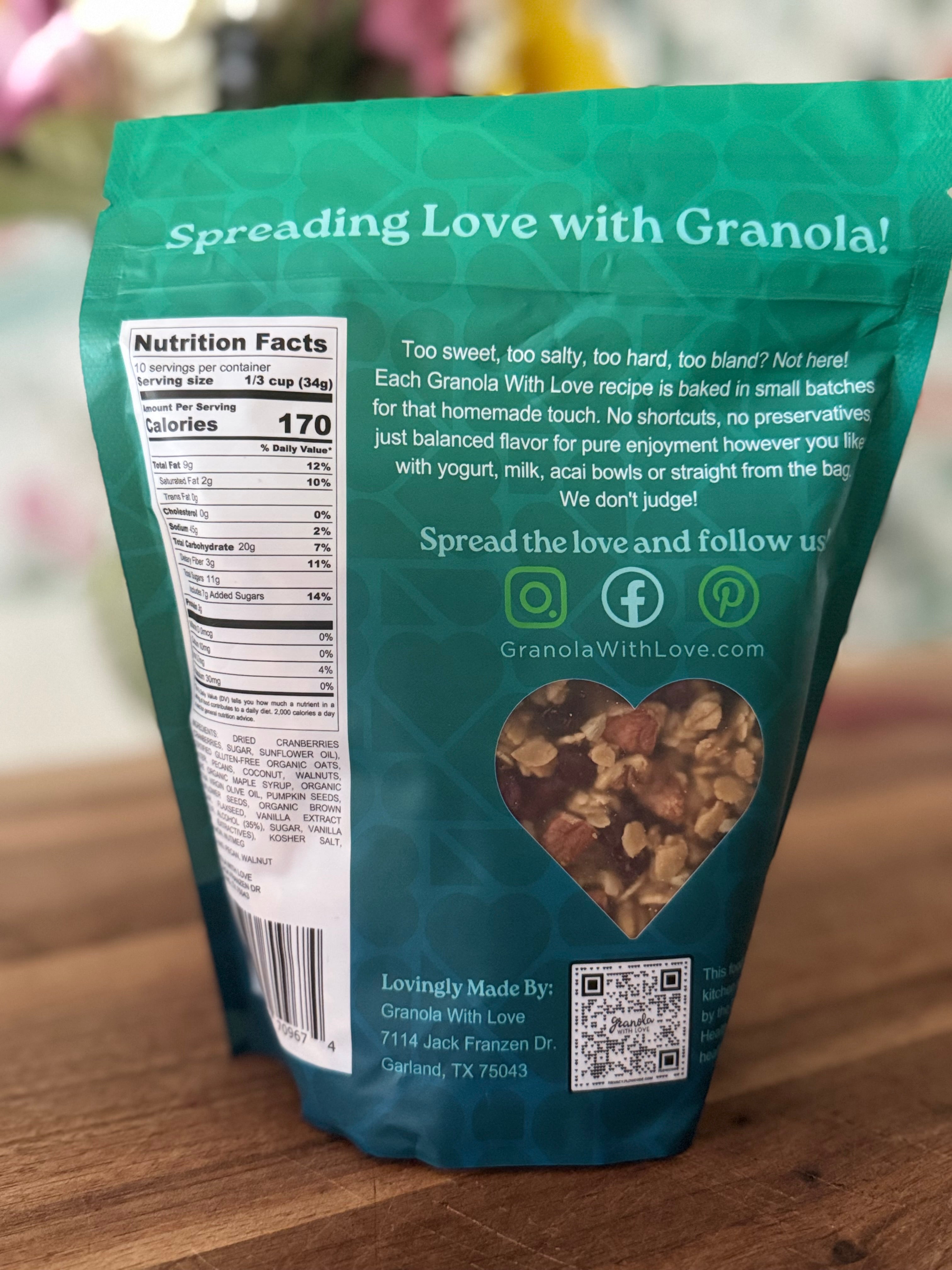 'The Vee' Granola (12oz)