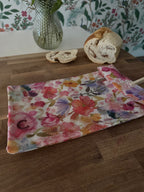 Beeswax Bread Bag (Pink Floral)