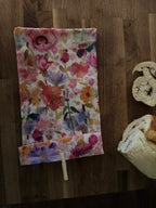 Beeswax Bread Bag (Pink Floral)