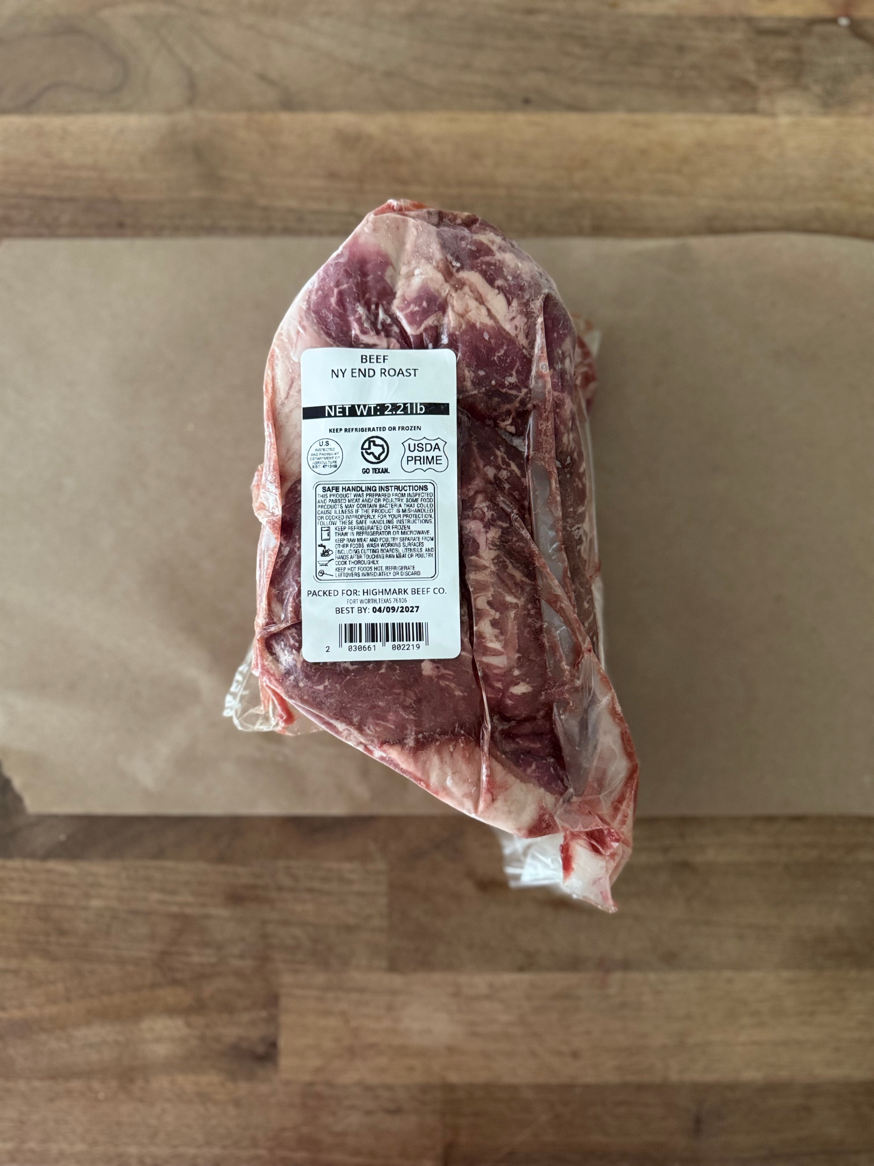 NY End Roast Beef (Approx. 2 lb)
