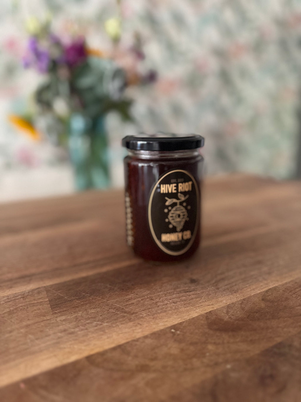 Hive-Built Honeycomb Jar