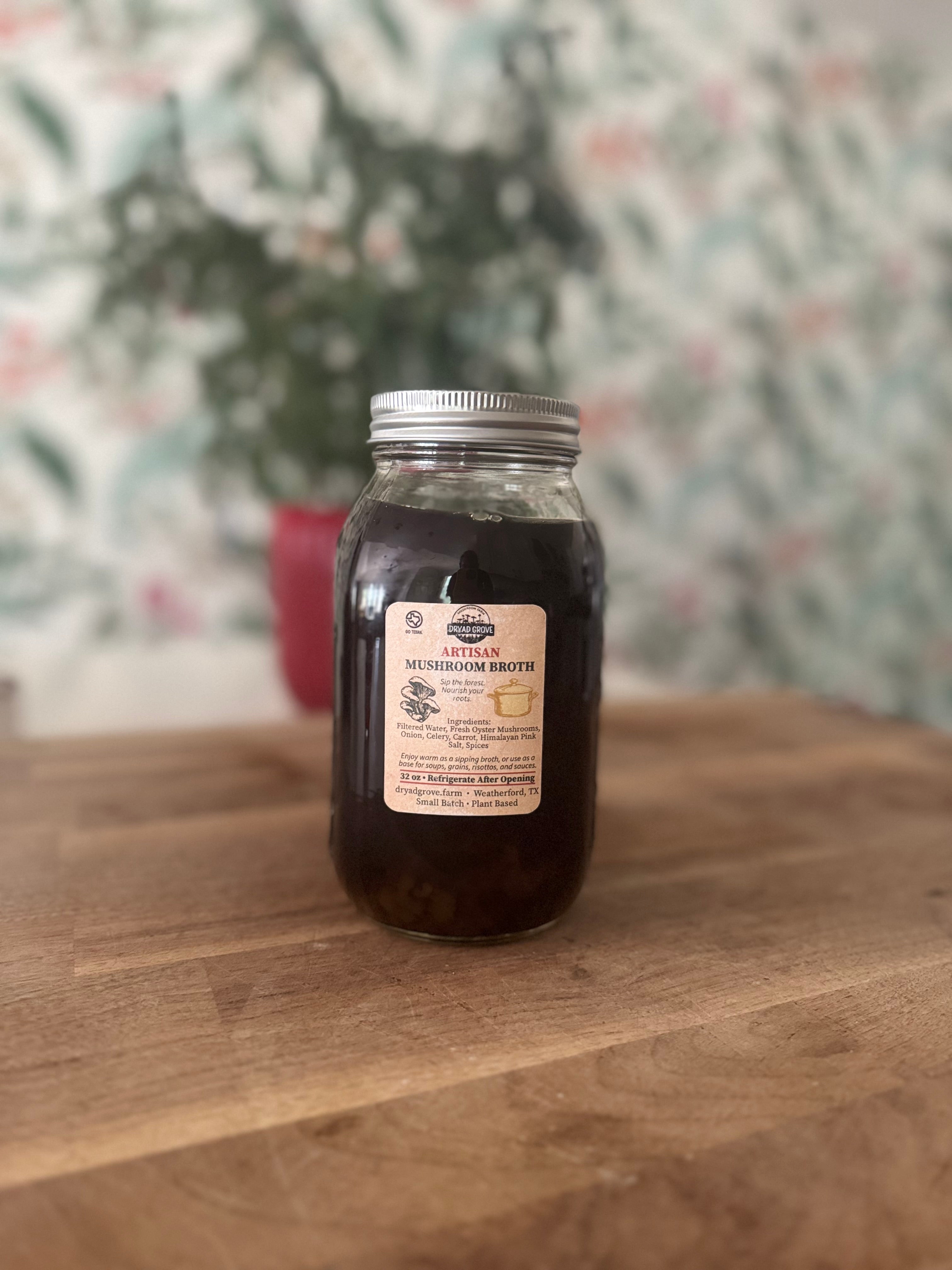 Mushroom Broth (16oz or 32oz)