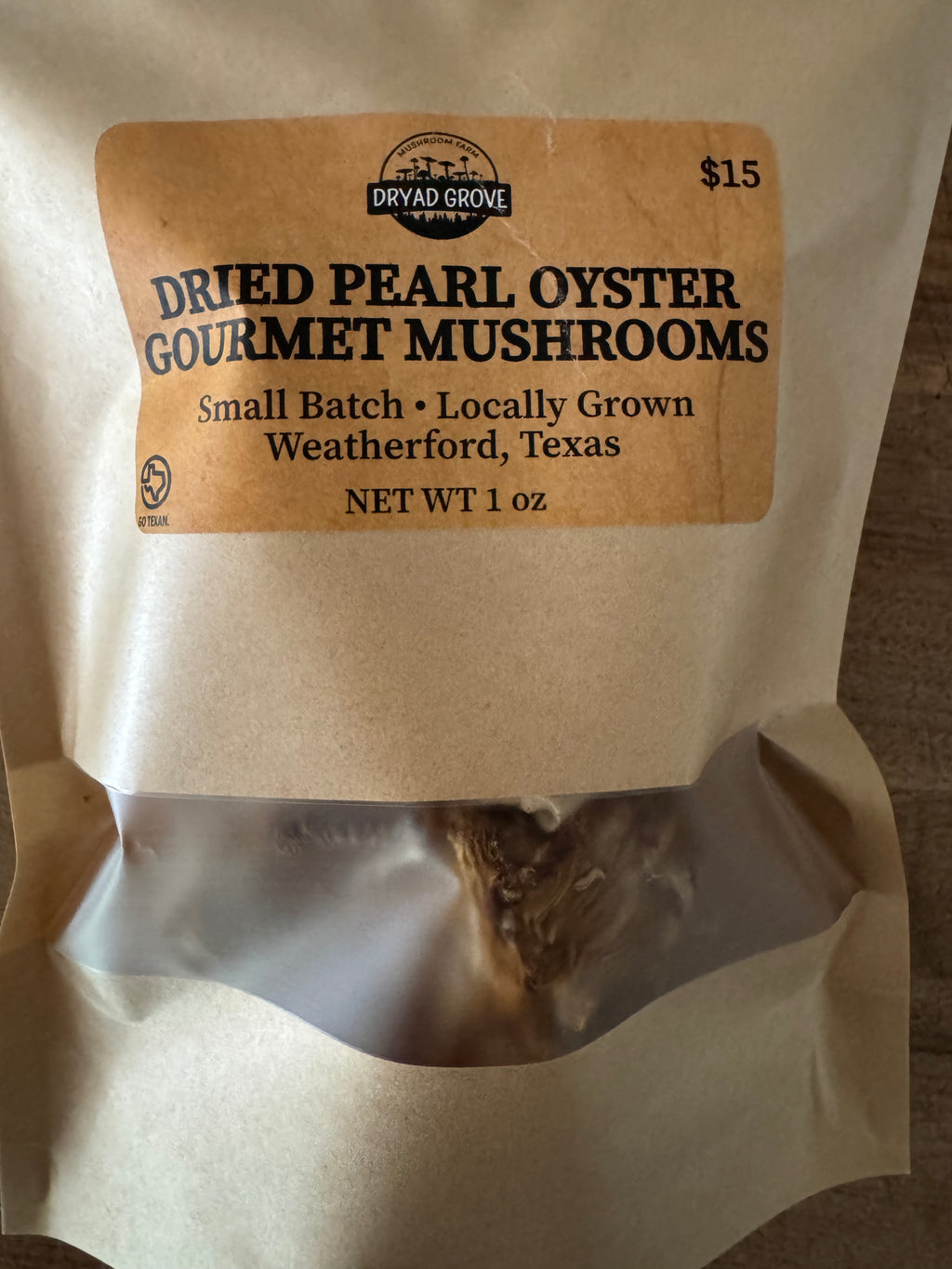 Dried Pearl Oyster Mushrooms (1oz)