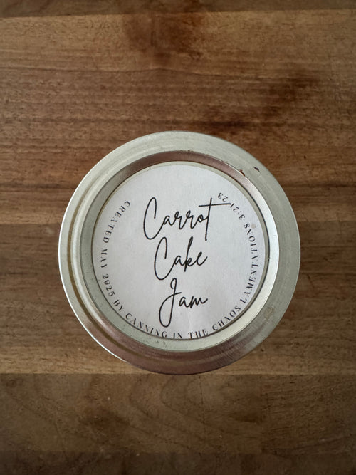 Carrot Cake Jam (1/2 Pint)