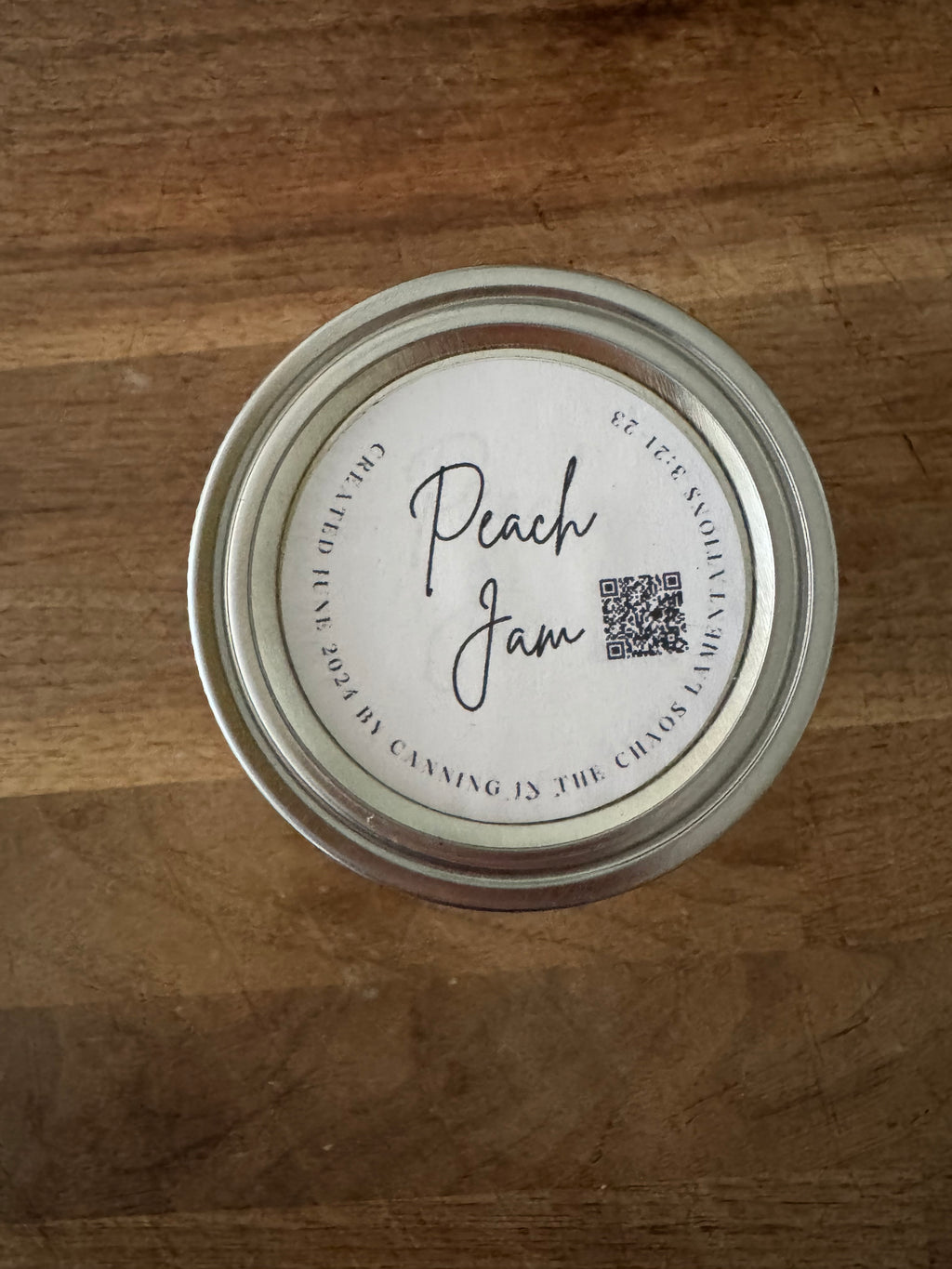 Peach Jam (1/2 Pint)