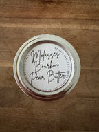 Molasses Bourbon Pear Butter (1/2 Pint)
