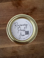 Rosemary Peach Jam (1/2 pint)