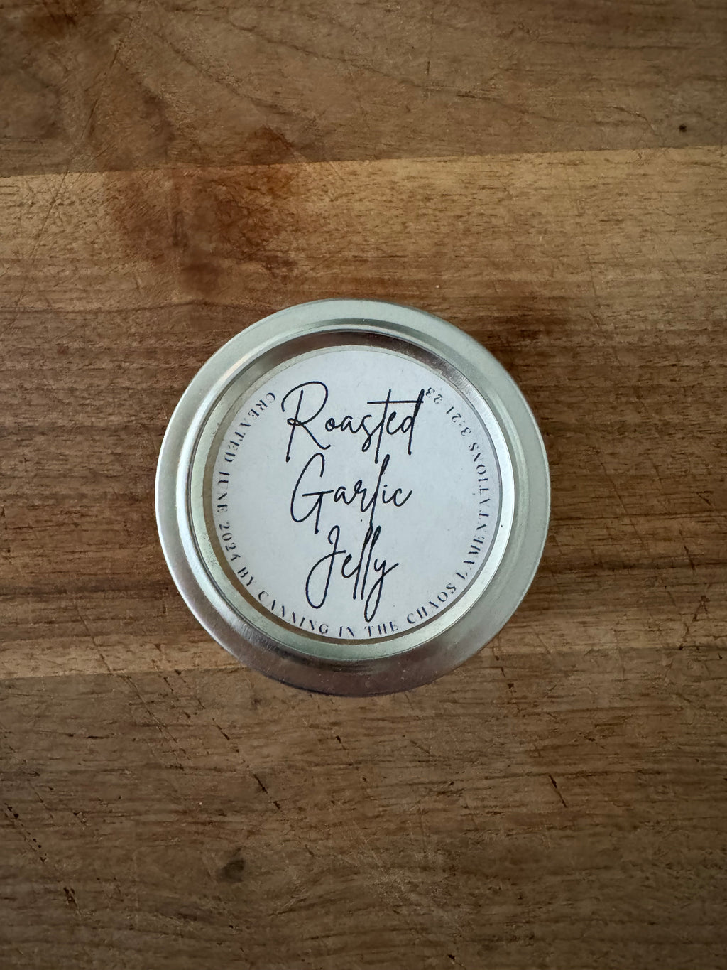 Roasted Garlic Jelly (1/4 Pint)