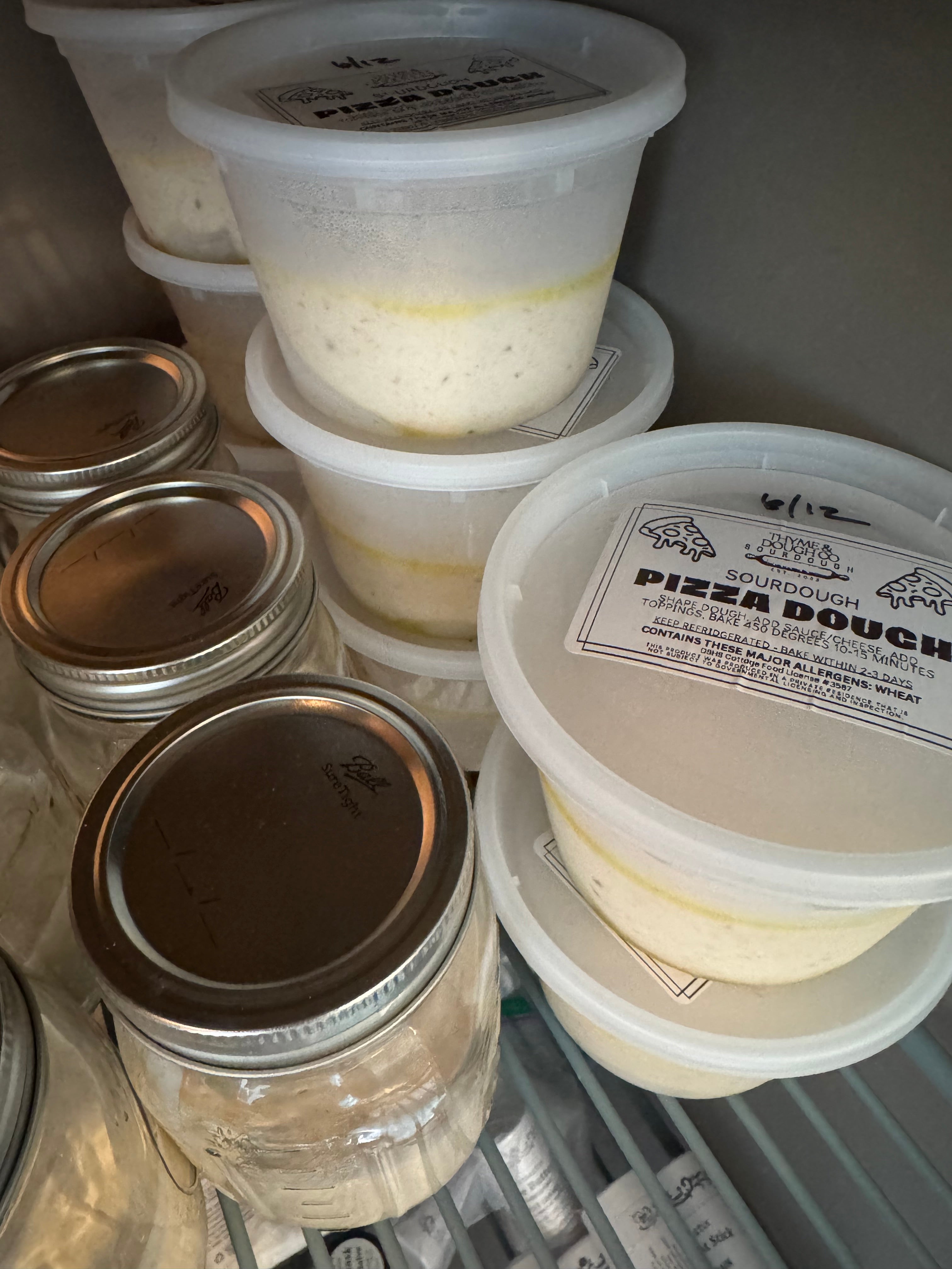 Live Sourdough Starter (glass jar)
