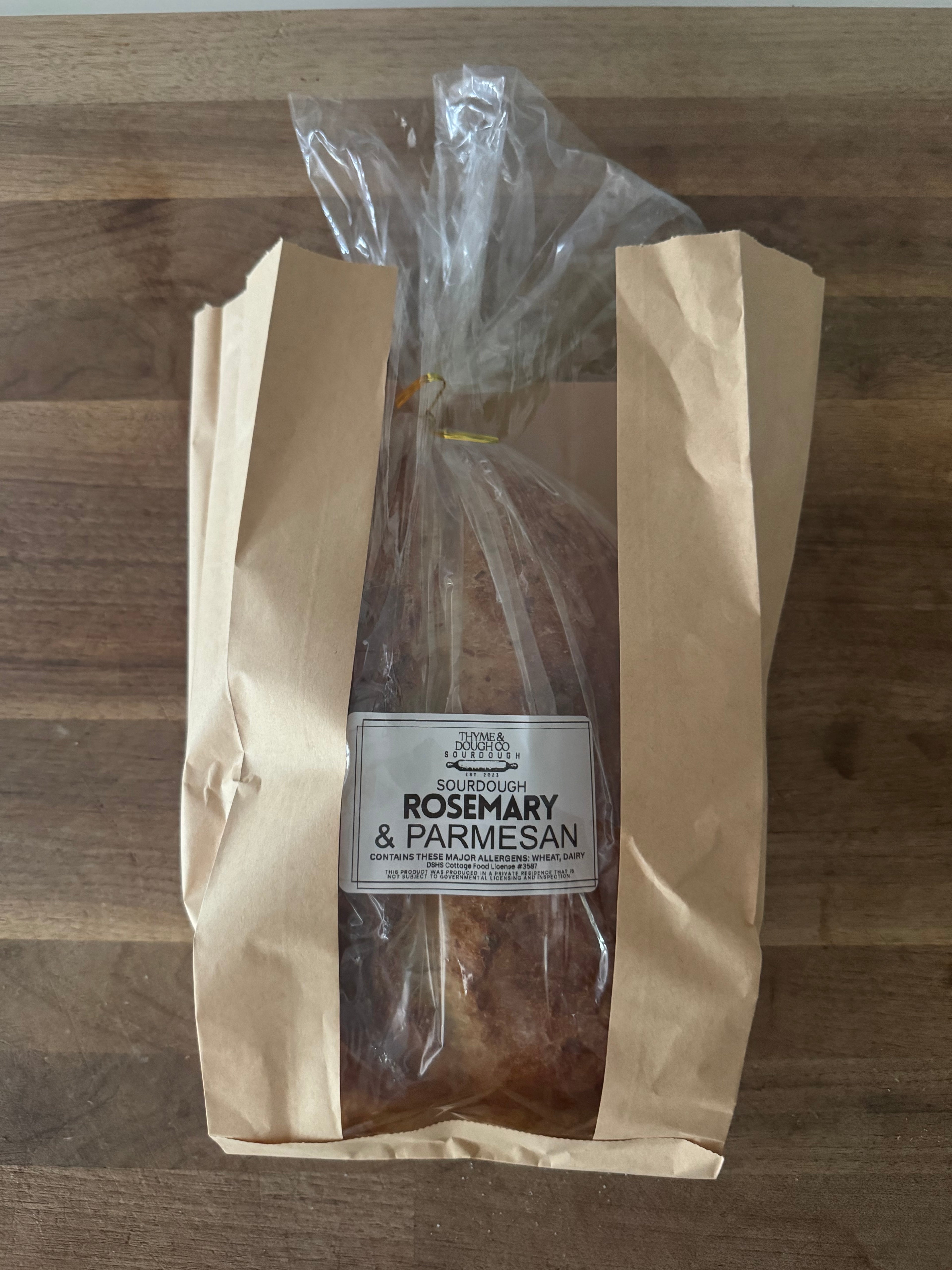 Rosemary & Parmesan Classic Sourdough