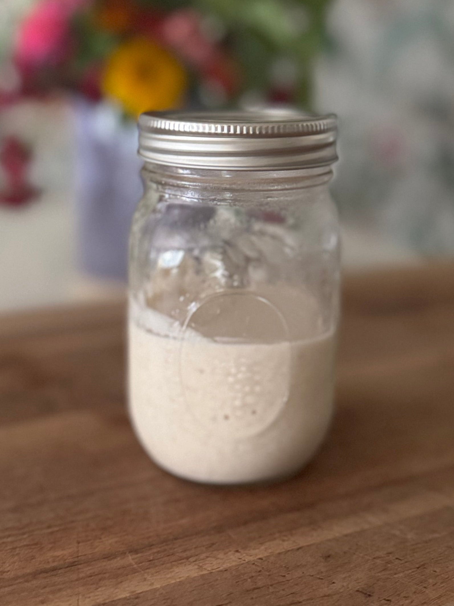 Live Sourdough Starter (glass jar)