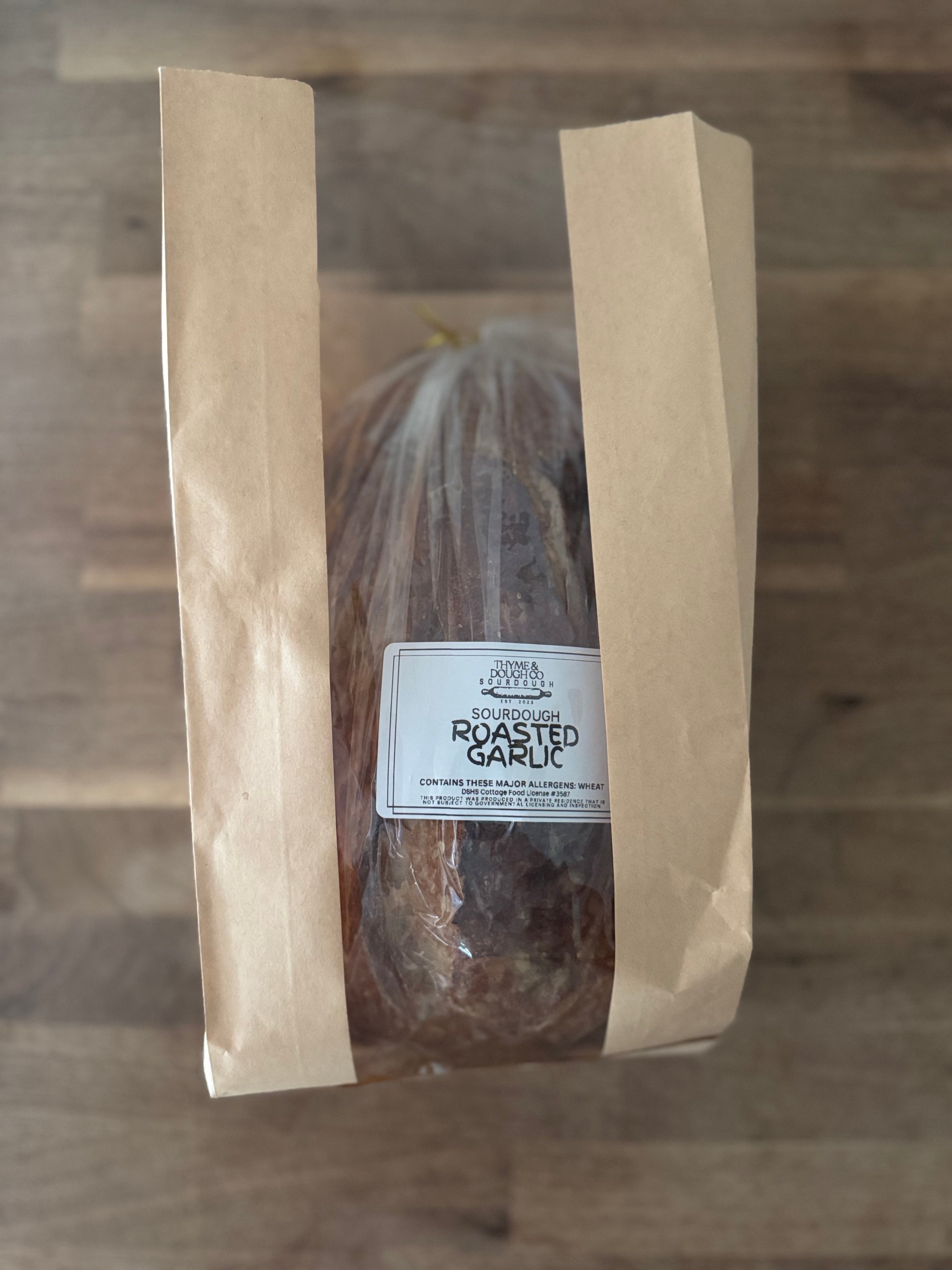 Roasted Garlic Classic Sourdough
