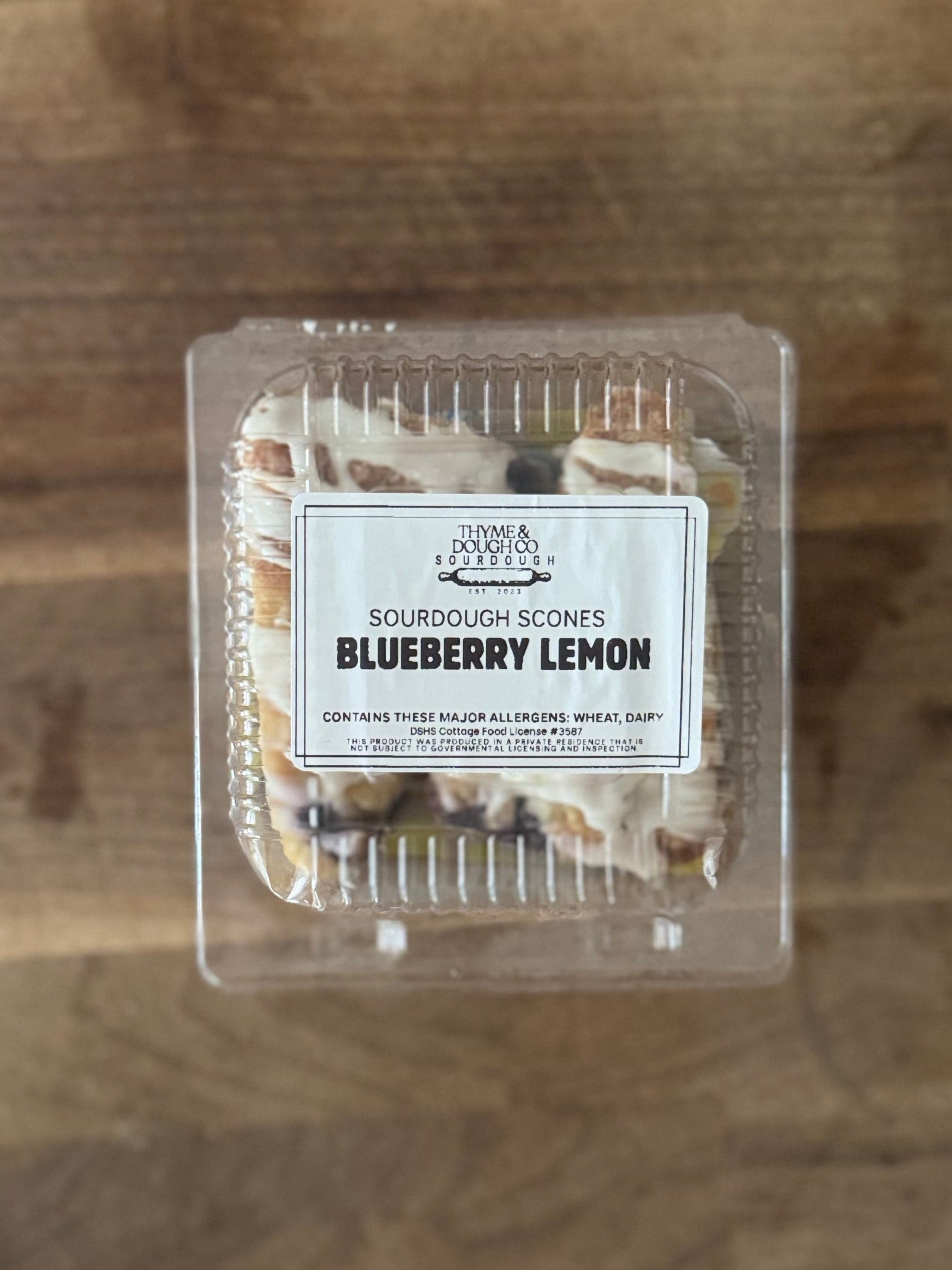 Blueberry Lemon Scones (2-pack)