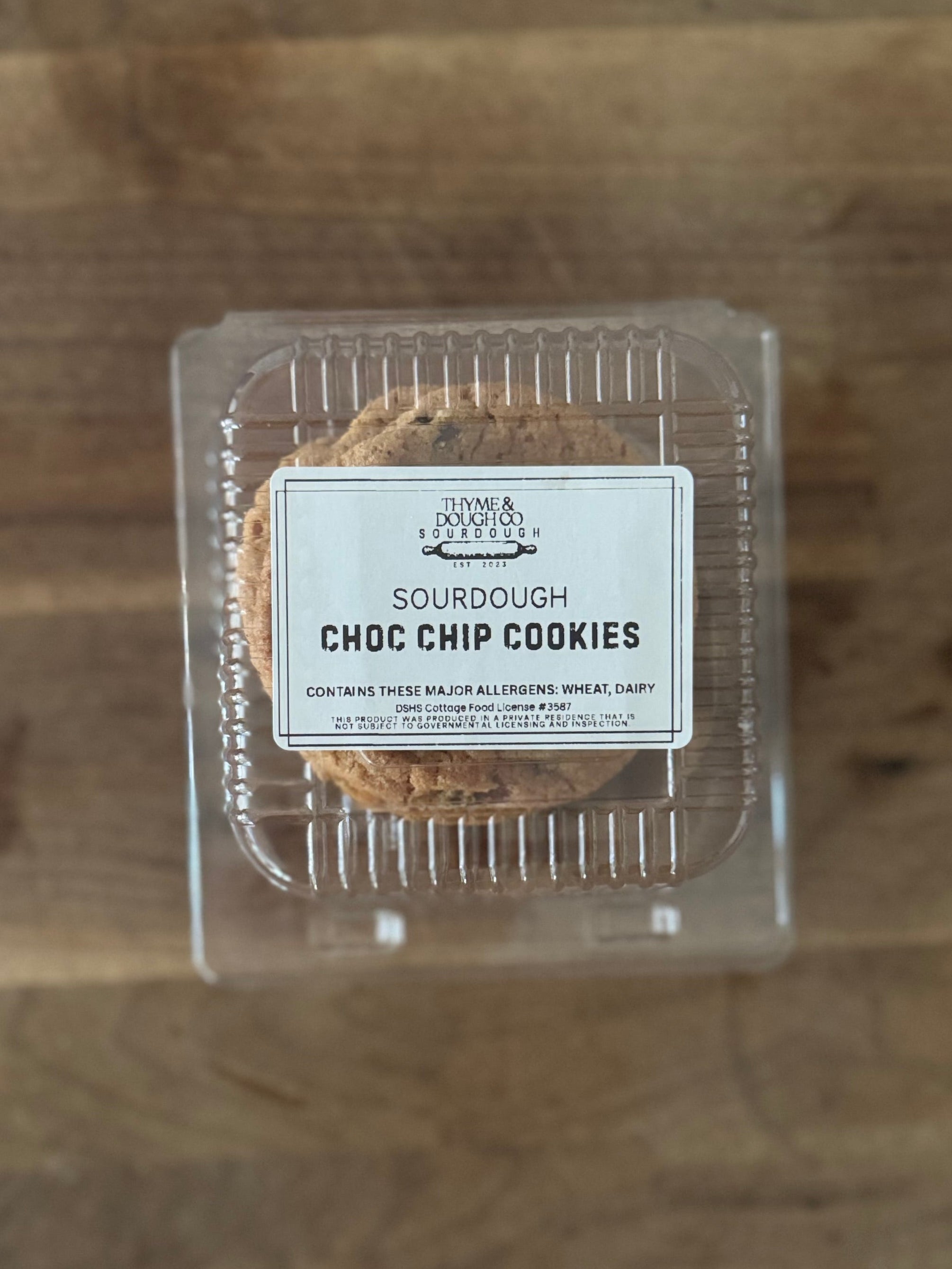 Salted Chocolate Sourdough Cookies (1/2 dozen)