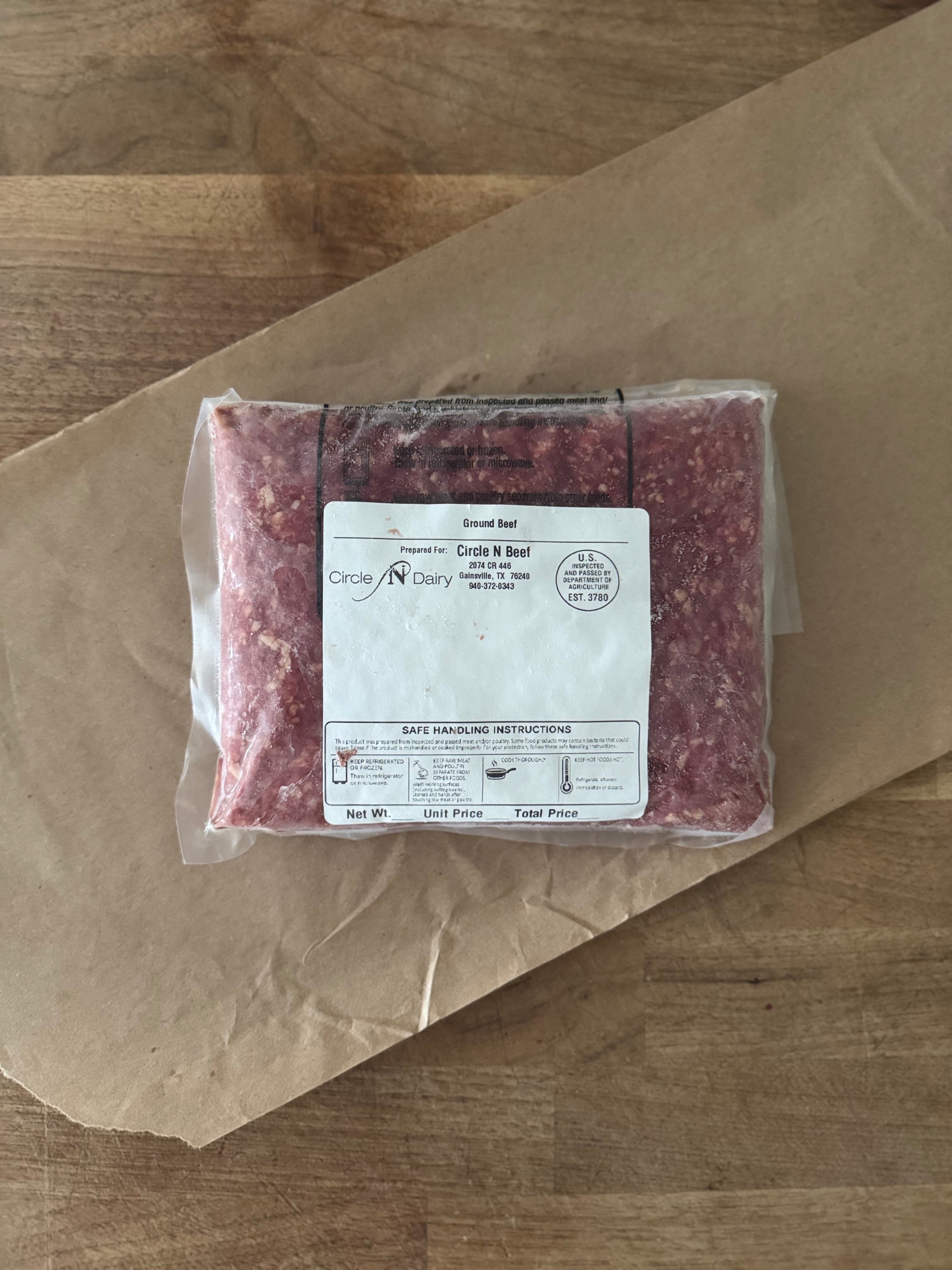 Lean Ground Beef (Grass-fed, Grass-finished)