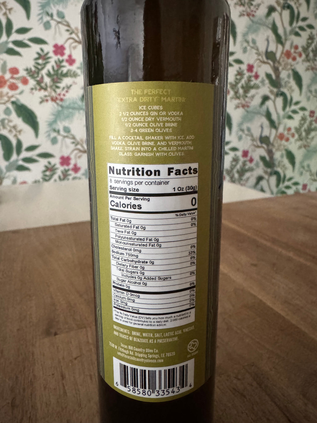 Olive Martini Juice - Extra Dirty (8.5oz)