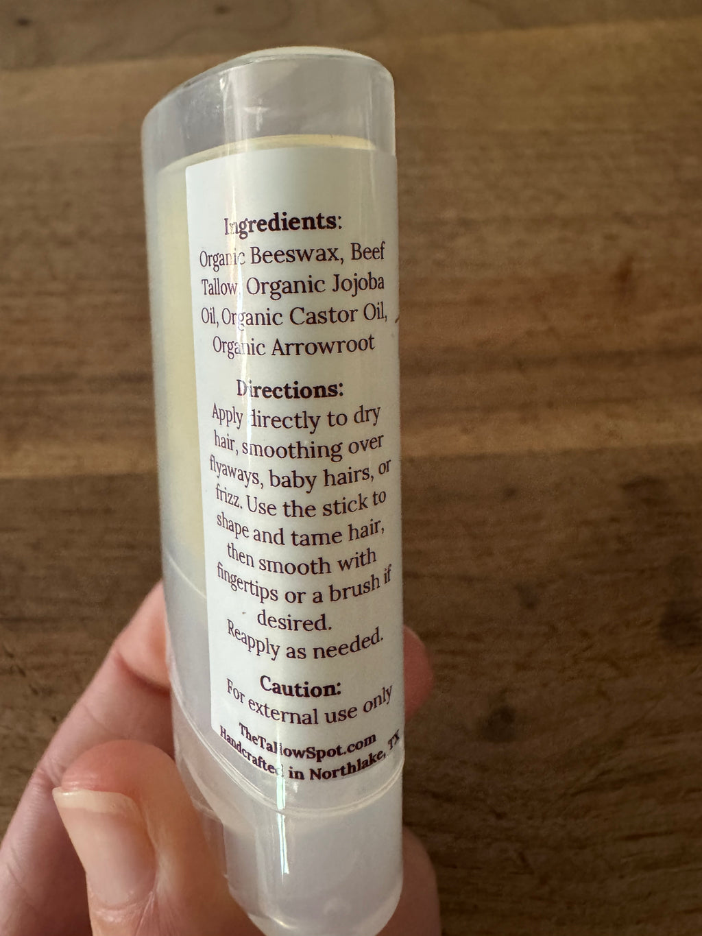 Frizz Stick (tallow-based)