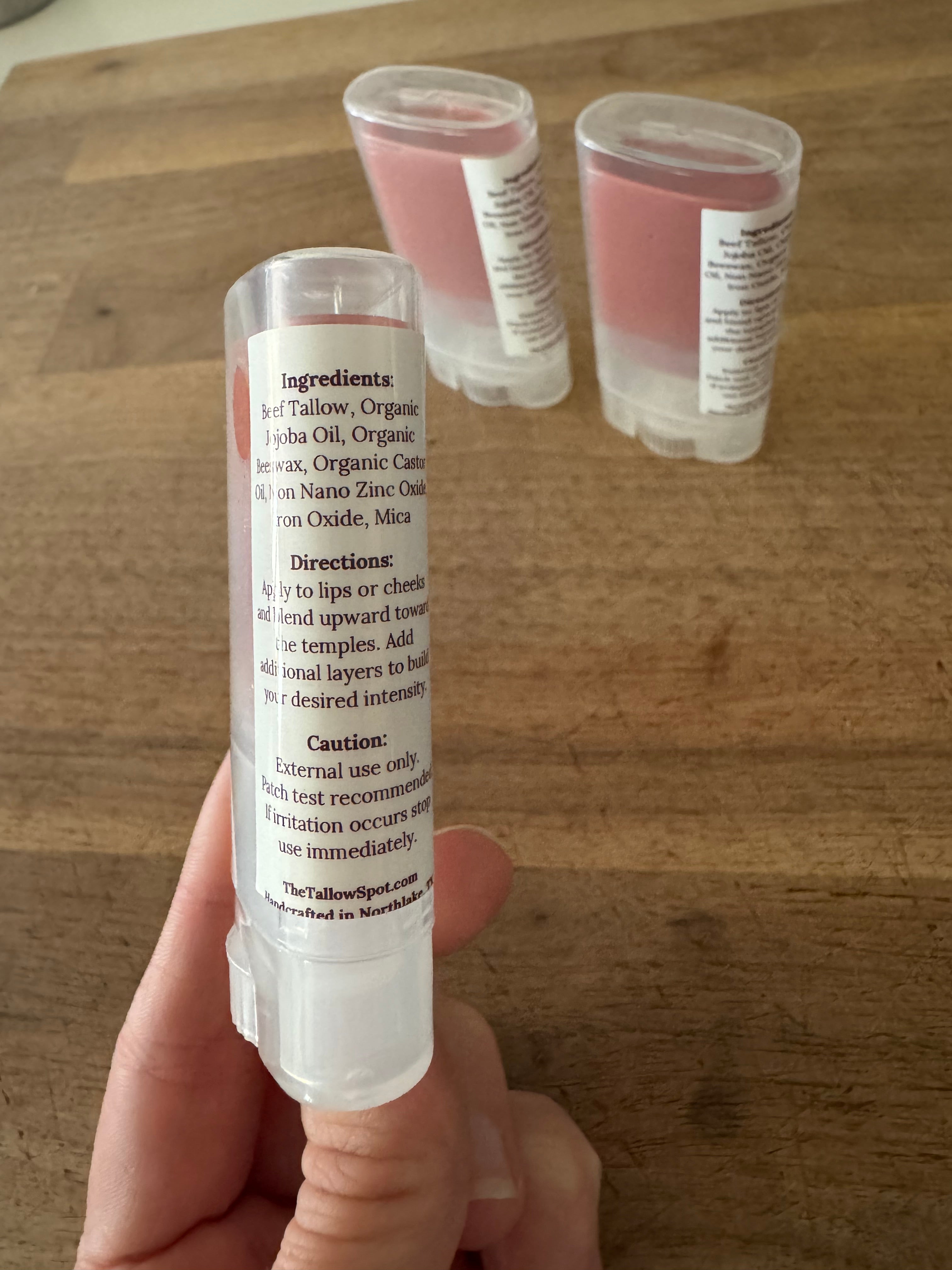 Cheek & Lip Tallow Tint (Choose Shade)