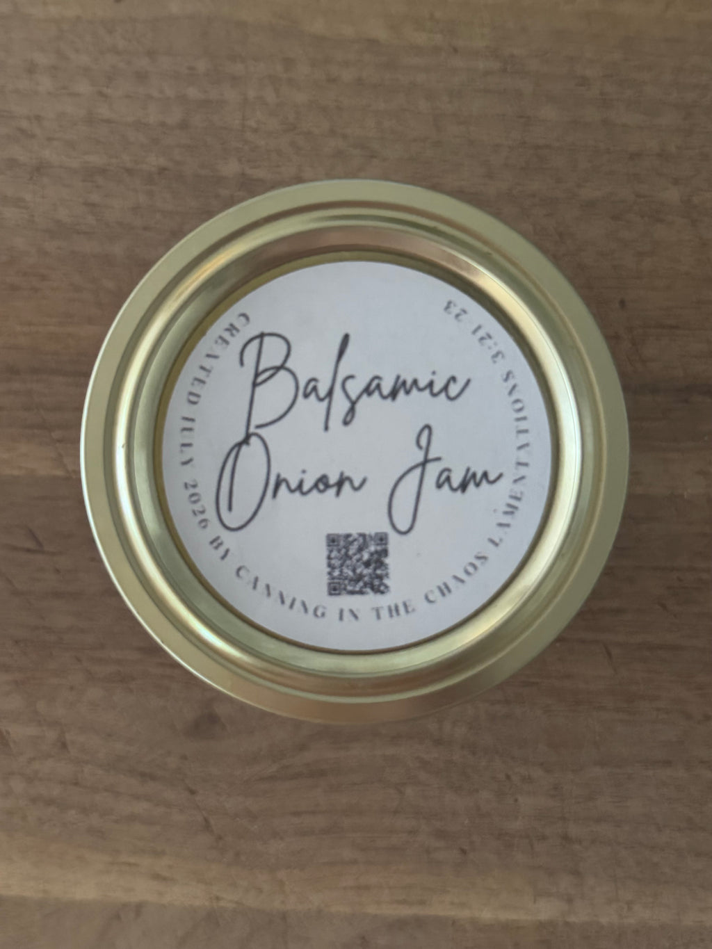 Balsamic Onion Jam (choose size)