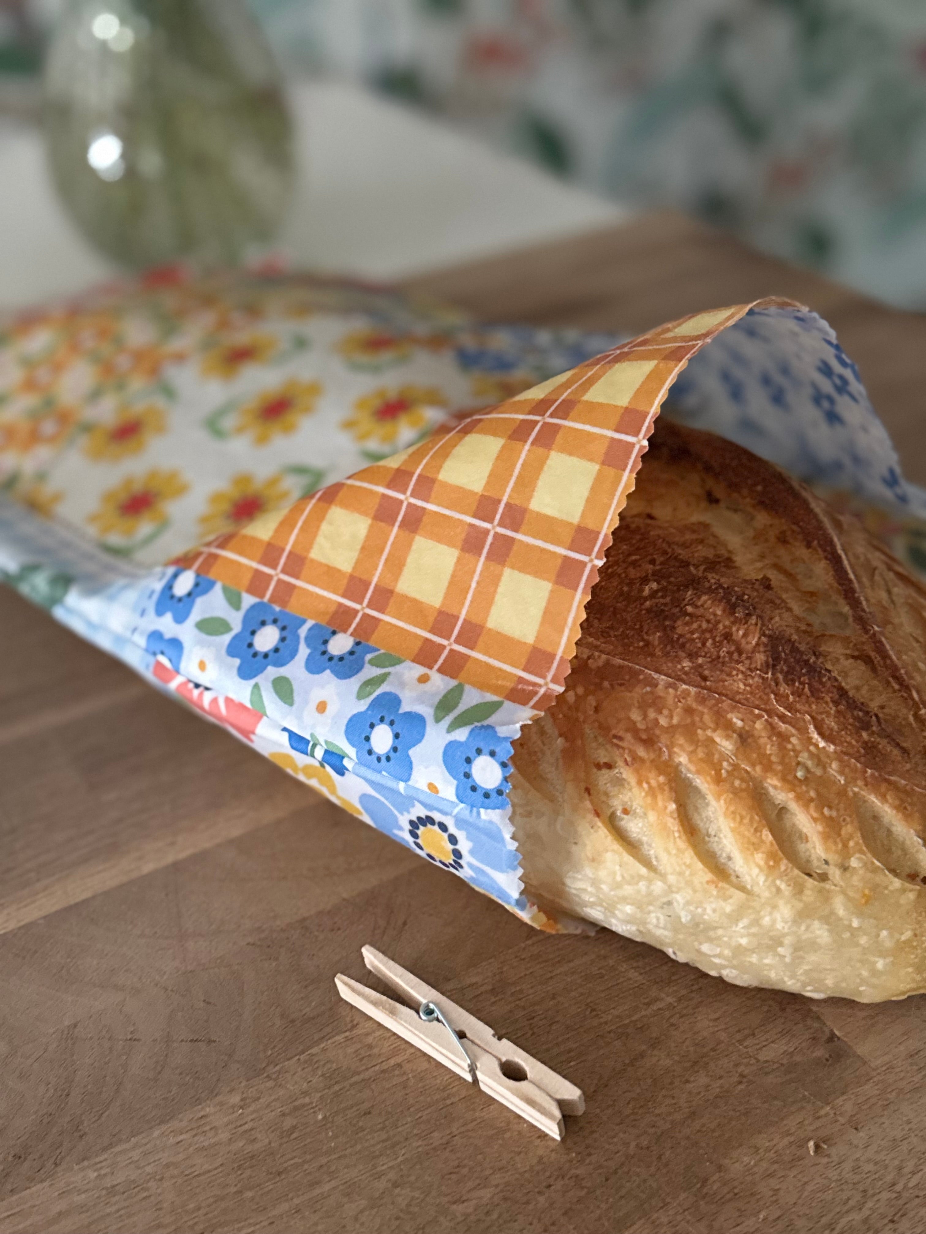 Beeswax Bread Bag (Quilted Pattern)
