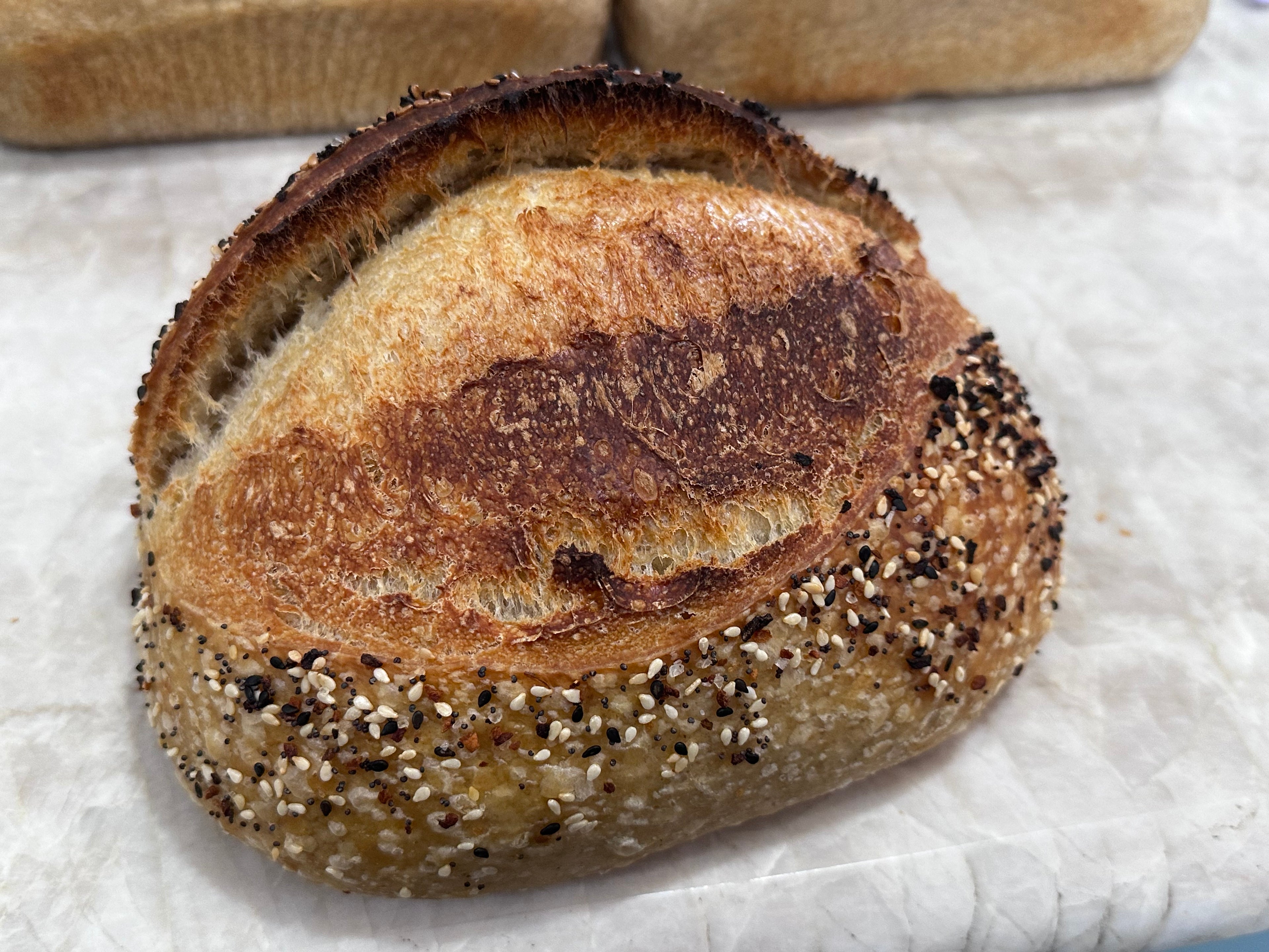 "Everything but the Bagel" Sourdough Bread