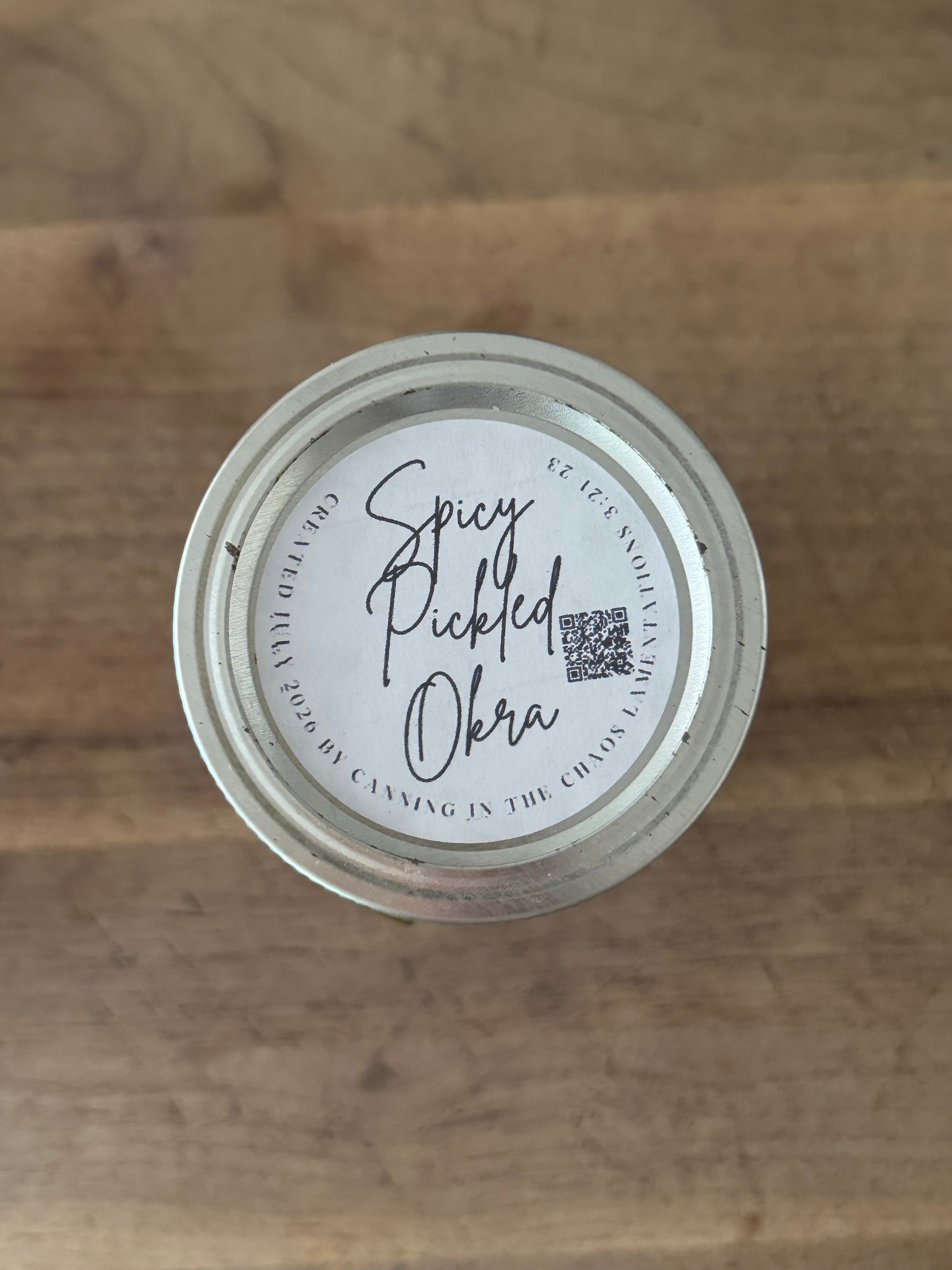 Spicy Pickled Okra (pint)